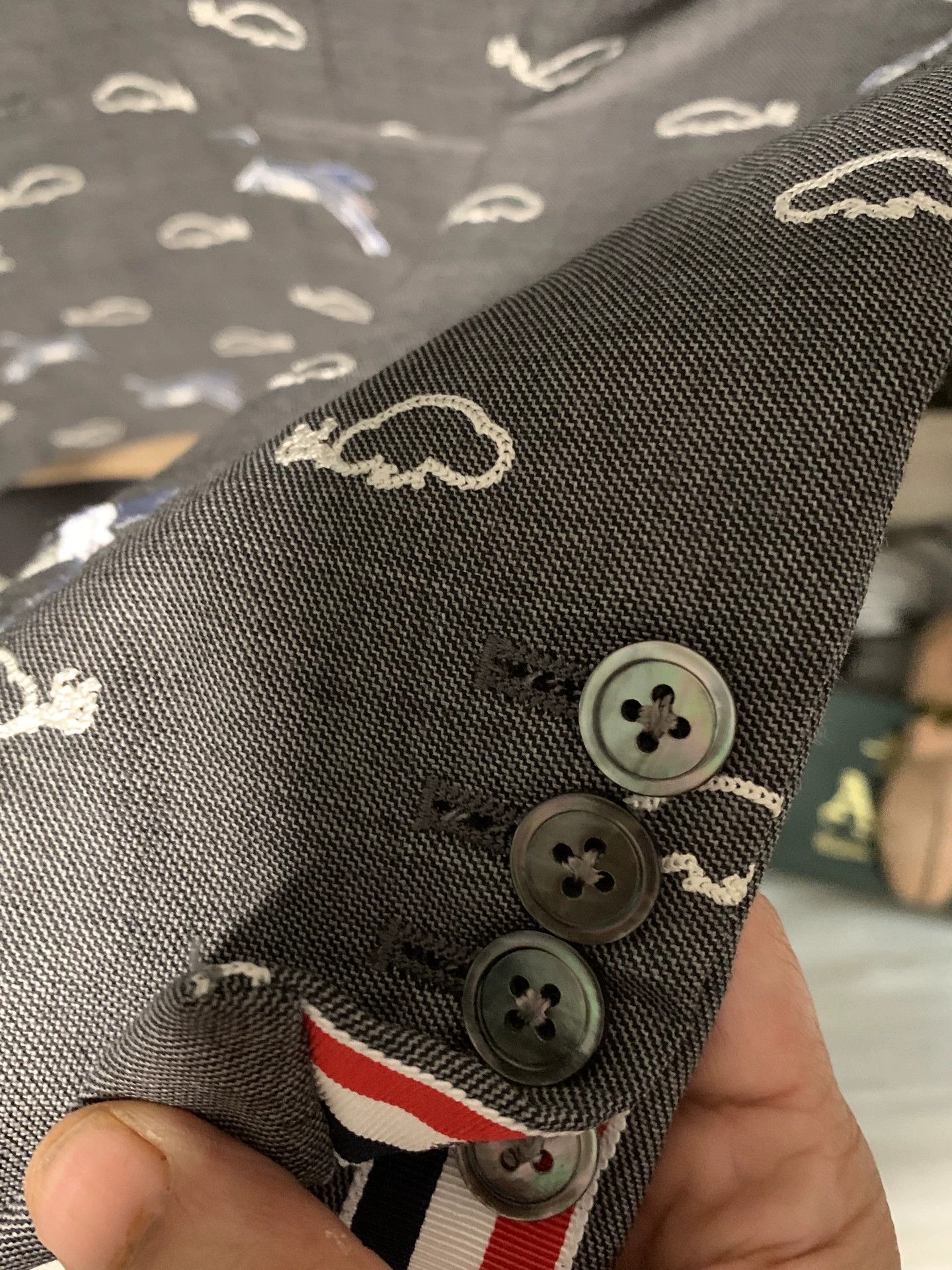 Thom Browne thom browne crane embroidered suit jacket Size US M / EU 48-50 / 2 - 8 Thumbnail