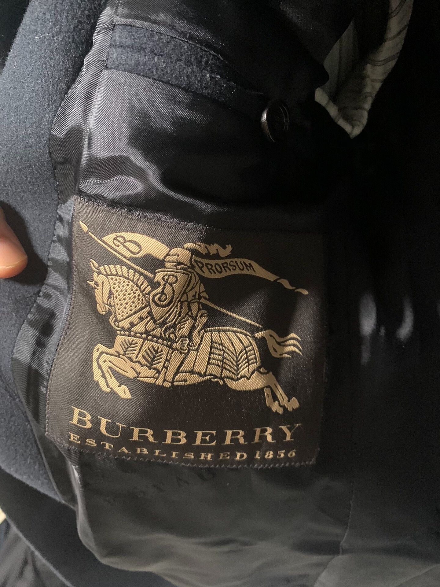 Burberry burberry black label wool trench coat Size US L / EU 52-54 / 3 - 4 Thumbnail