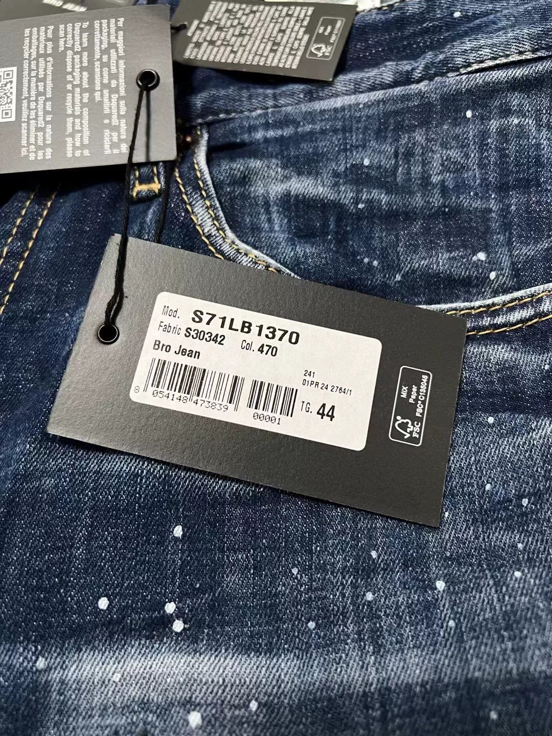 Dsquared2 blue distressed cropped denim trousers by dsquared2 Size US 31 - 8 Thumbnail