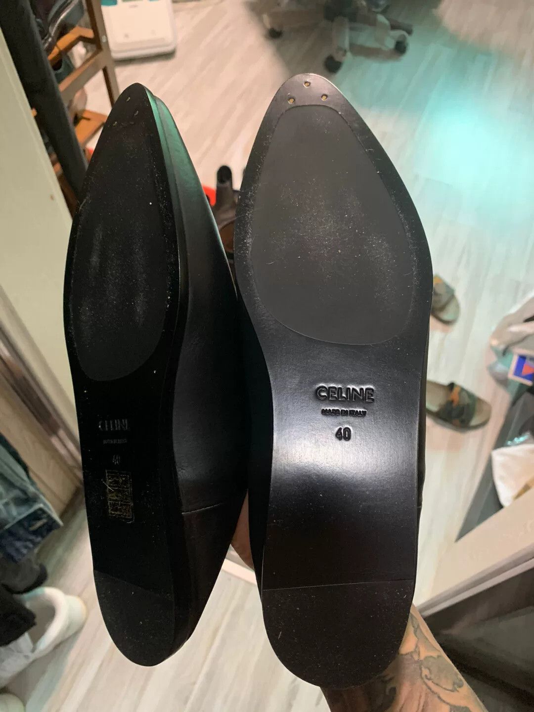 Celine black celine mules size 40 brand new Size US 11 / EU 44 - 3 Thumbnail