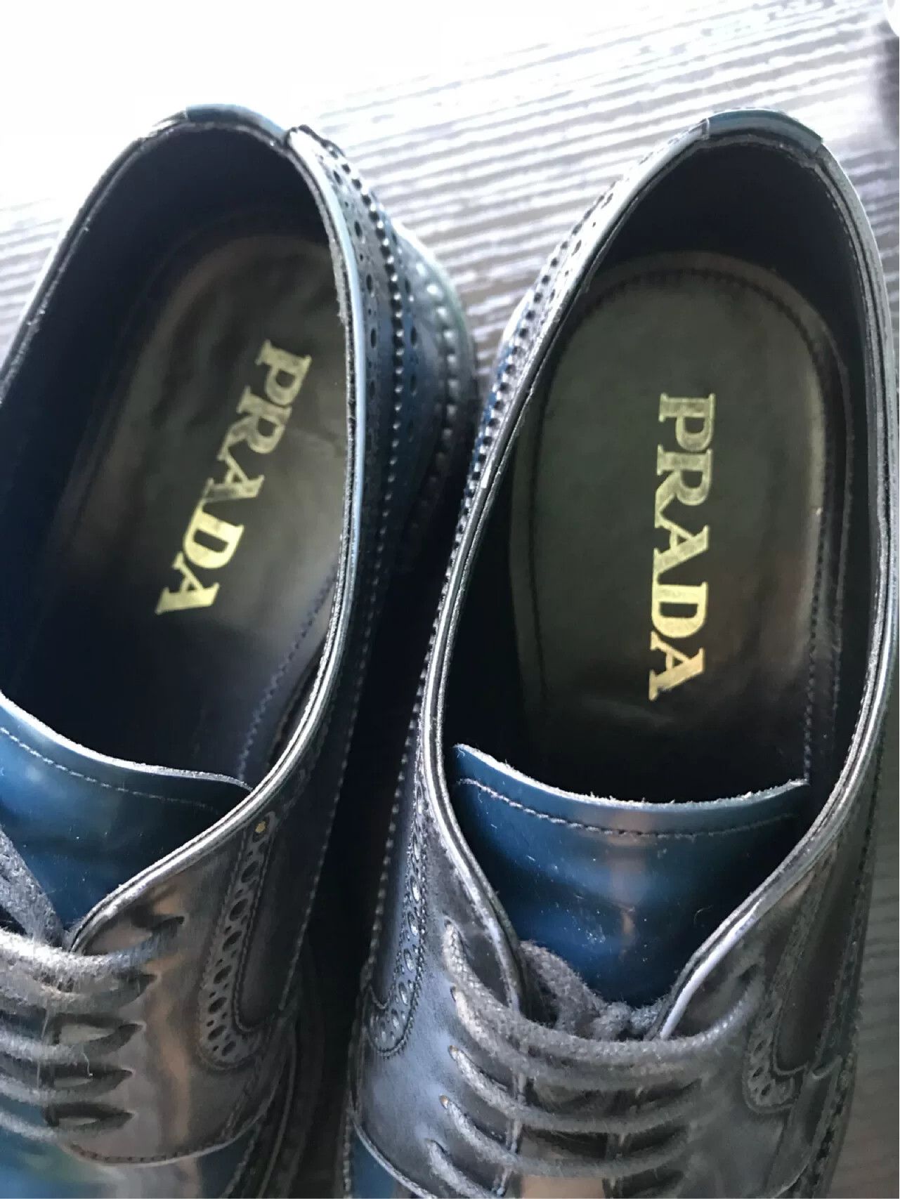 Prada prada classic brogue shoes size uk6 Size US 8 / EU 41 - 2 Thumbnail