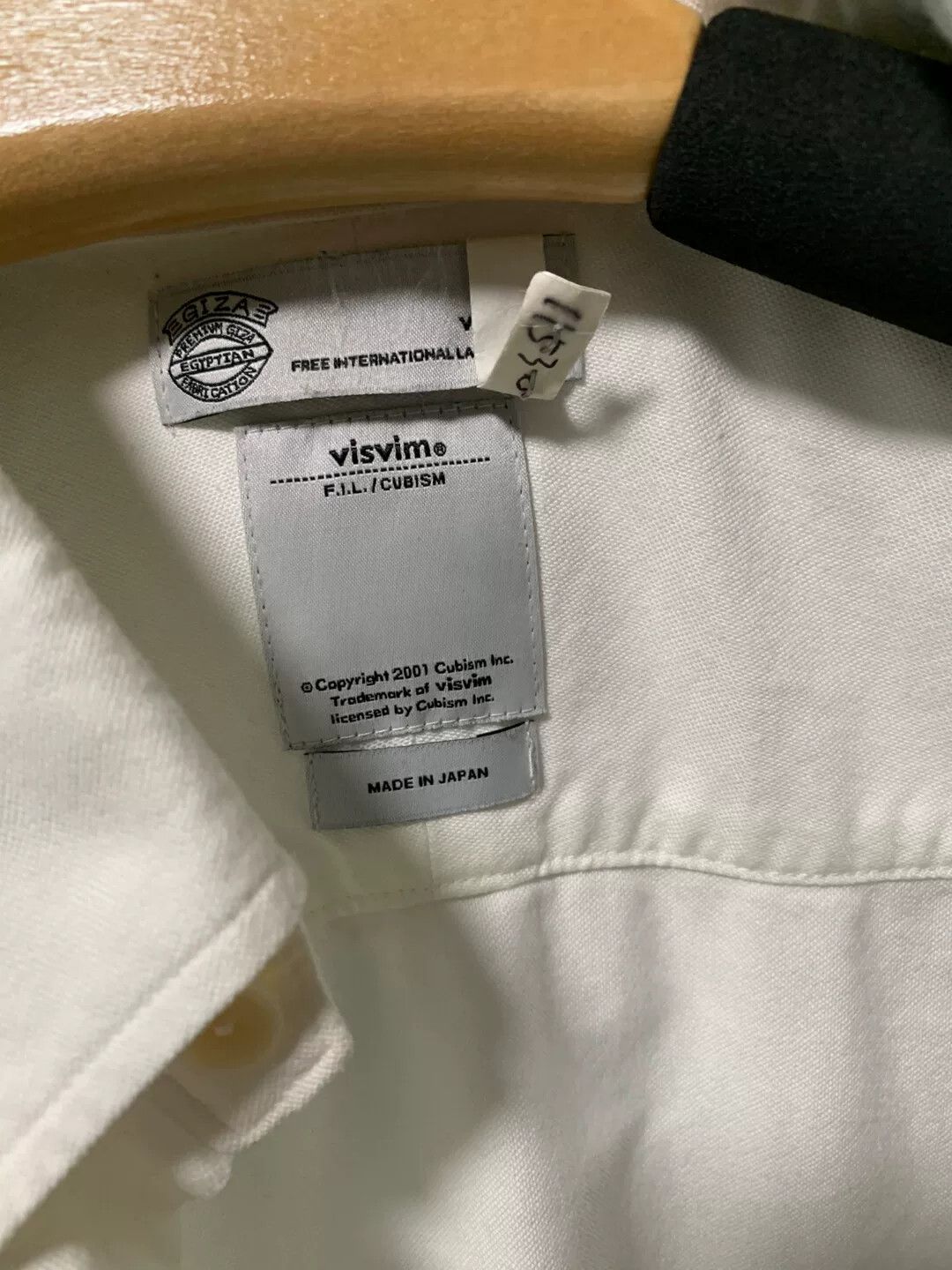 Visvim visvim white long sleeve shirt size 2 Size US M / EU 48-50 / 2 - 2 Thumbnail