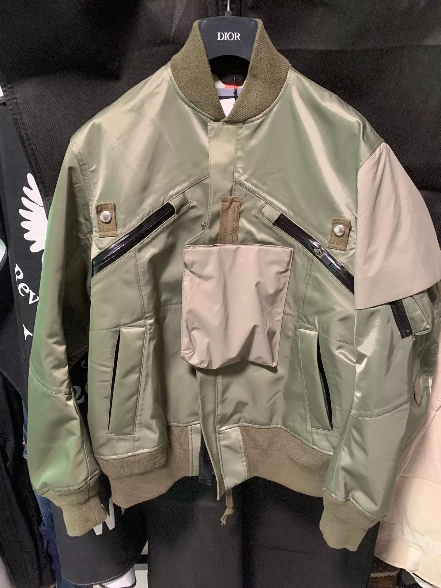 Sacai sacai acronym collaborative ma1 functional jacket Size US M / EU 48-50 / 2 - 3 Thumbnail