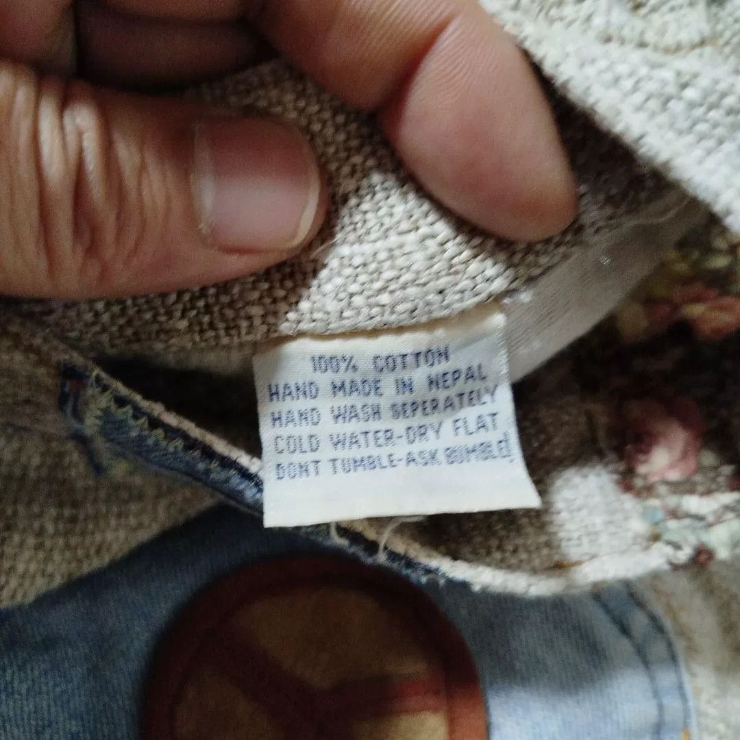 Noah handmade patchwork cotton-linen shorts Size US 30 / EU 46 - 9 Thumbnail