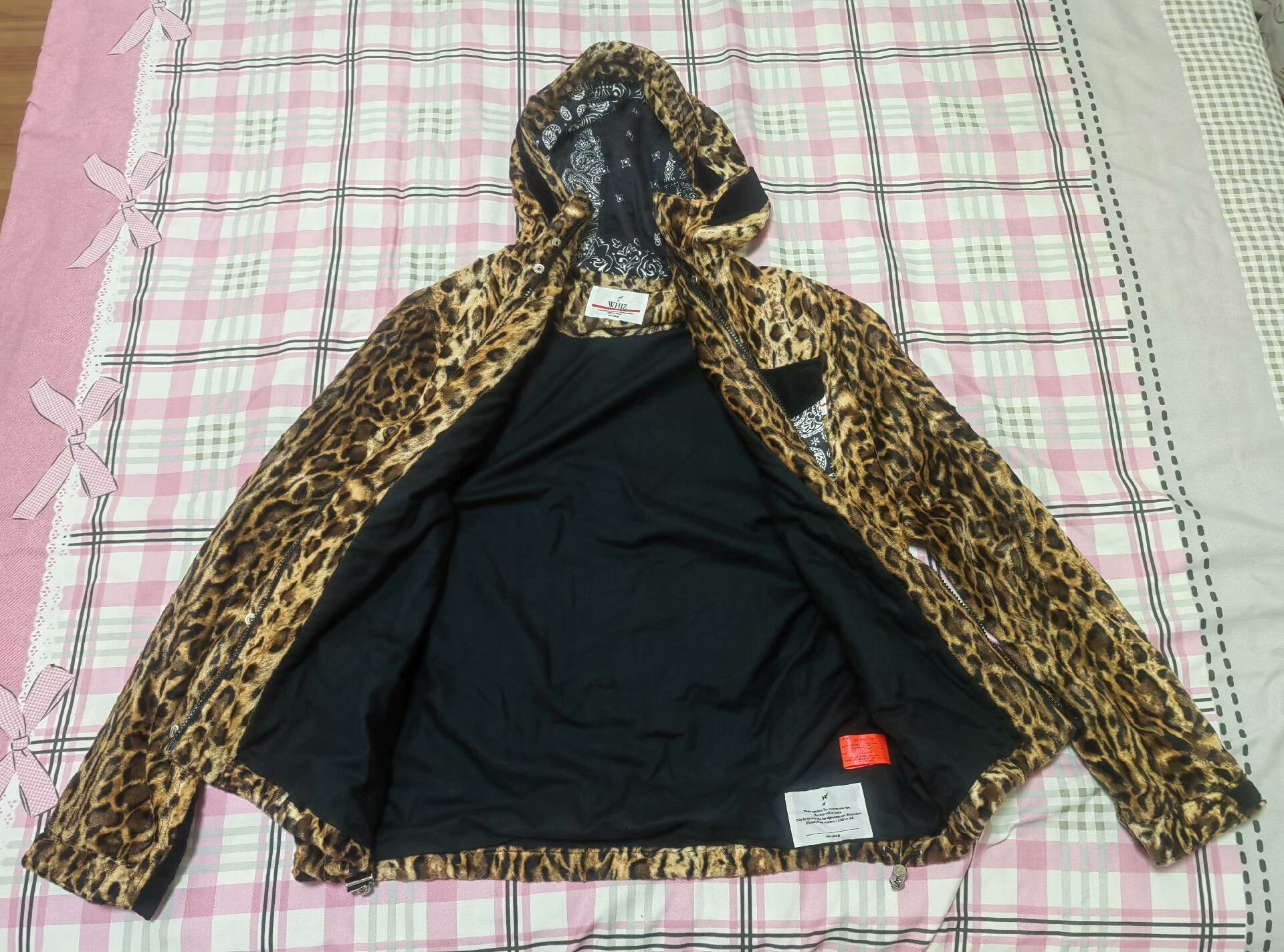 WHIZ LIMITED leopard print hooded jacket for men Size US XL / EU 56 / 4 - 3 Thumbnail