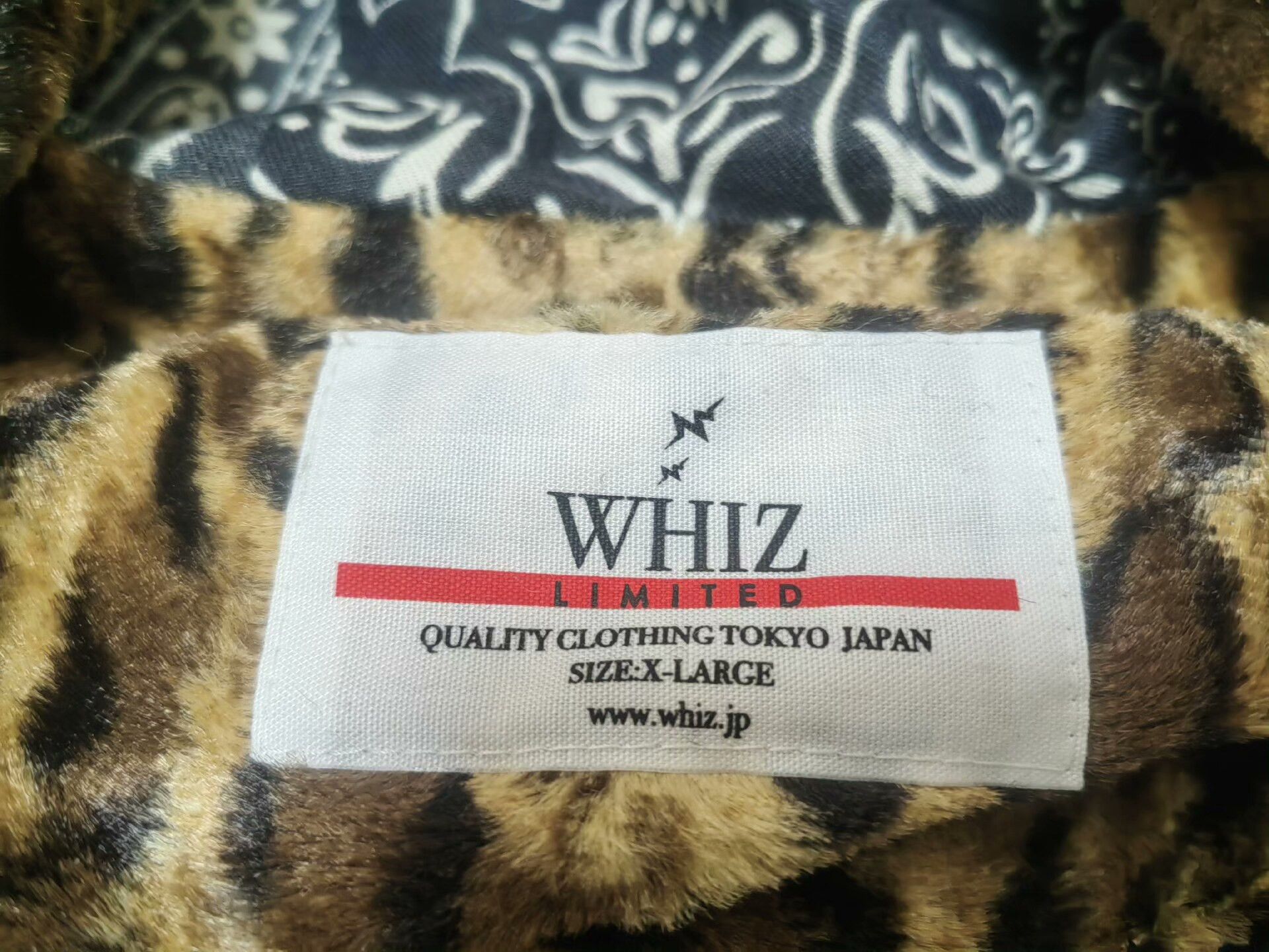 WHIZ LIMITED leopard print hooded jacket for men Size US XL / EU 56 / 4 - 4 Thumbnail