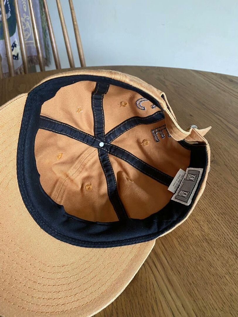 Bape Cav Empt embroidered baseball cap in orange Size ONE SIZE - 4 Thumbnail