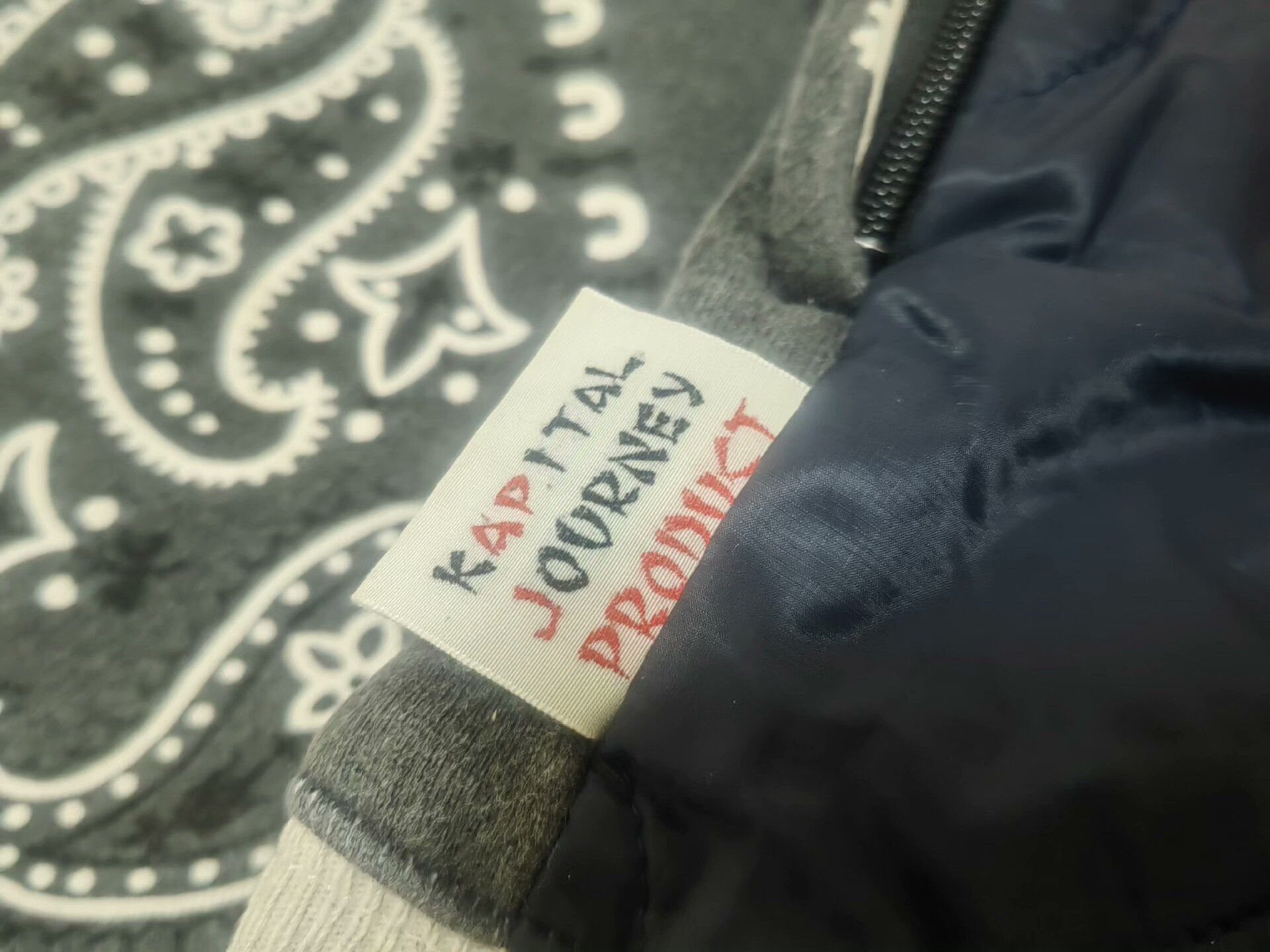 Kapital kapital bandana big sweatshirt in black Size US L / EU 52-54 / 3 - 4 Thumbnail