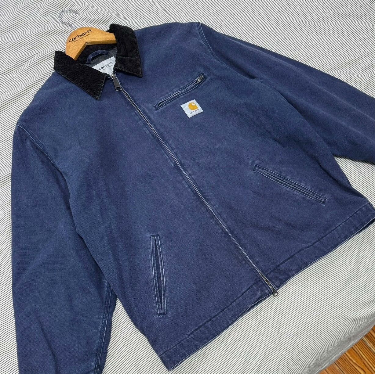 Carhartt Wip Carhartt WIP Detroit Jacket in Navy Size US XL / EU 56 / 4 - 2 Thumbnail