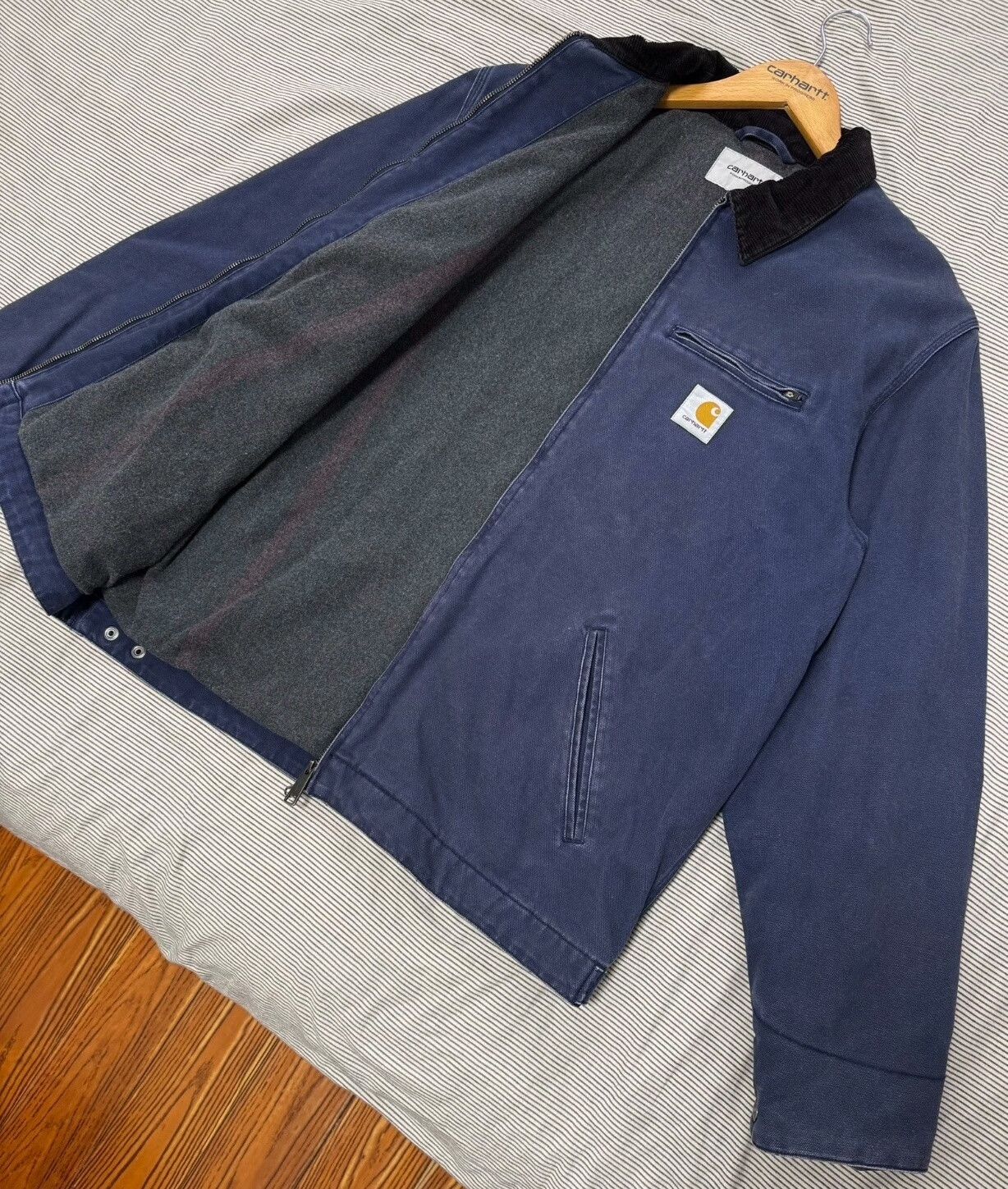 Carhartt Wip Carhartt WIP Detroit Jacket in Navy Size US XL / EU 56 / 4 - 3 Thumbnail