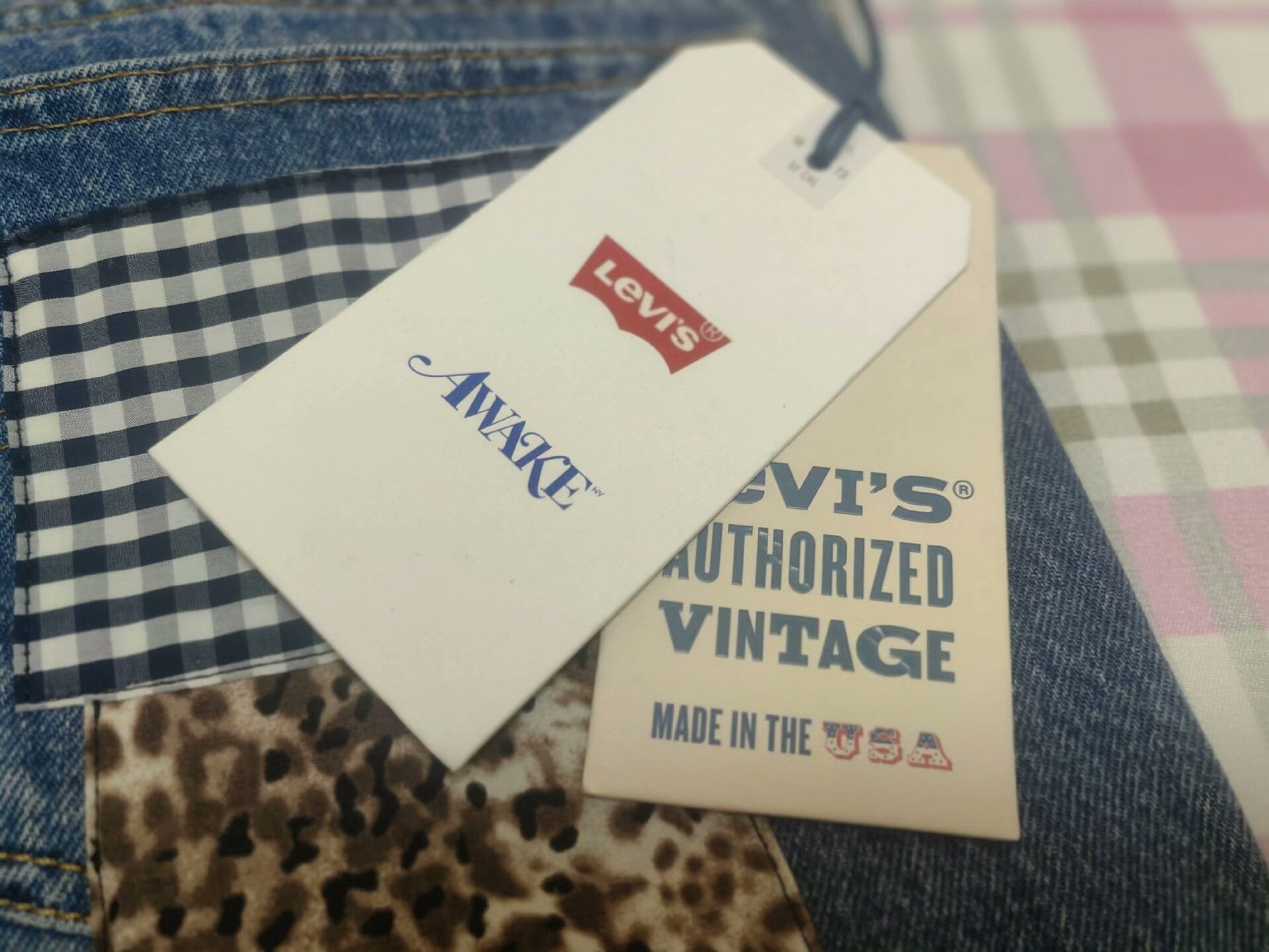 Levi's levi's awake ny patchwork denim jeans Size US 30 / EU 46 - 7 Thumbnail
