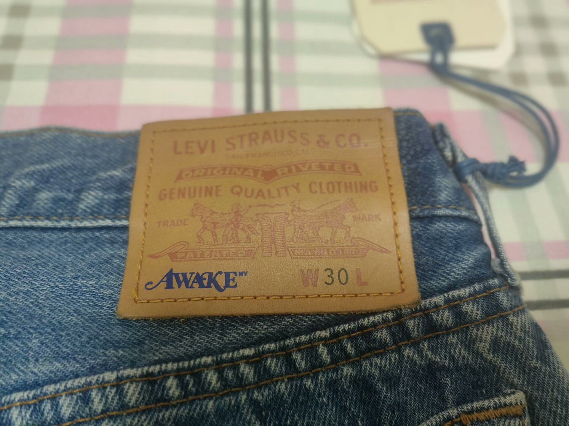 Levi's levi's awake ny patchwork denim jeans Size US 30 / EU 46 - 3 Thumbnail