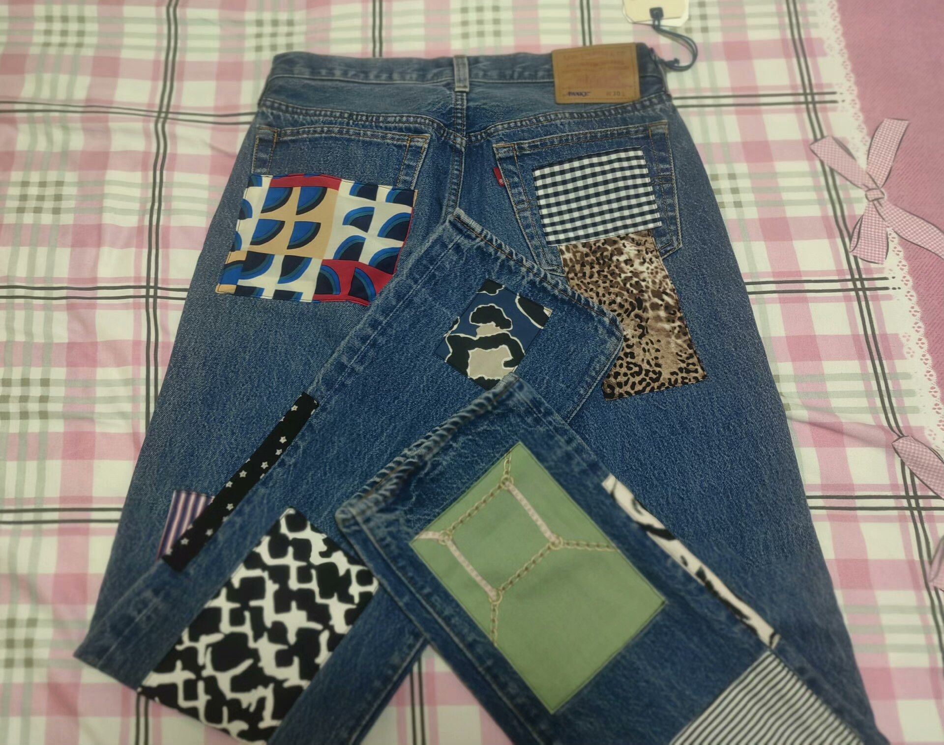 Levi's levi's awake ny patchwork denim jeans Size US 30 / EU 46 - 5 Thumbnail
