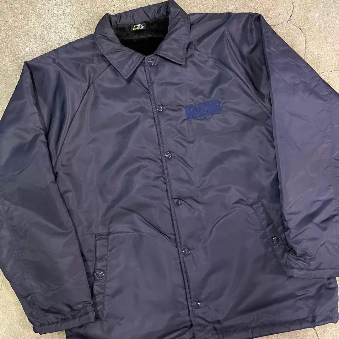 RATS JAPAN navy blue coach jacket with logo Size US XL / EU 56 / 4 - 3 Thumbnail