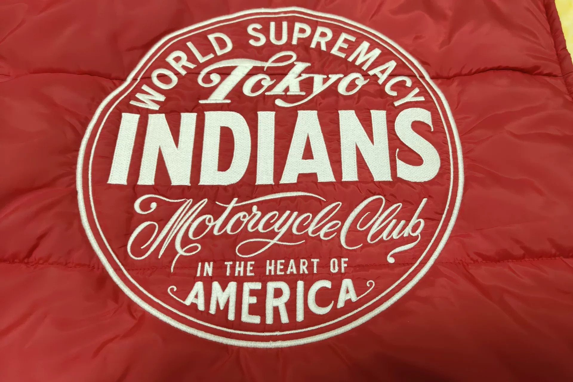 Neighborhood tokyo indians racing vest red embroidered logo Size US L / EU 52-54 / 3 - 3 Thumbnail