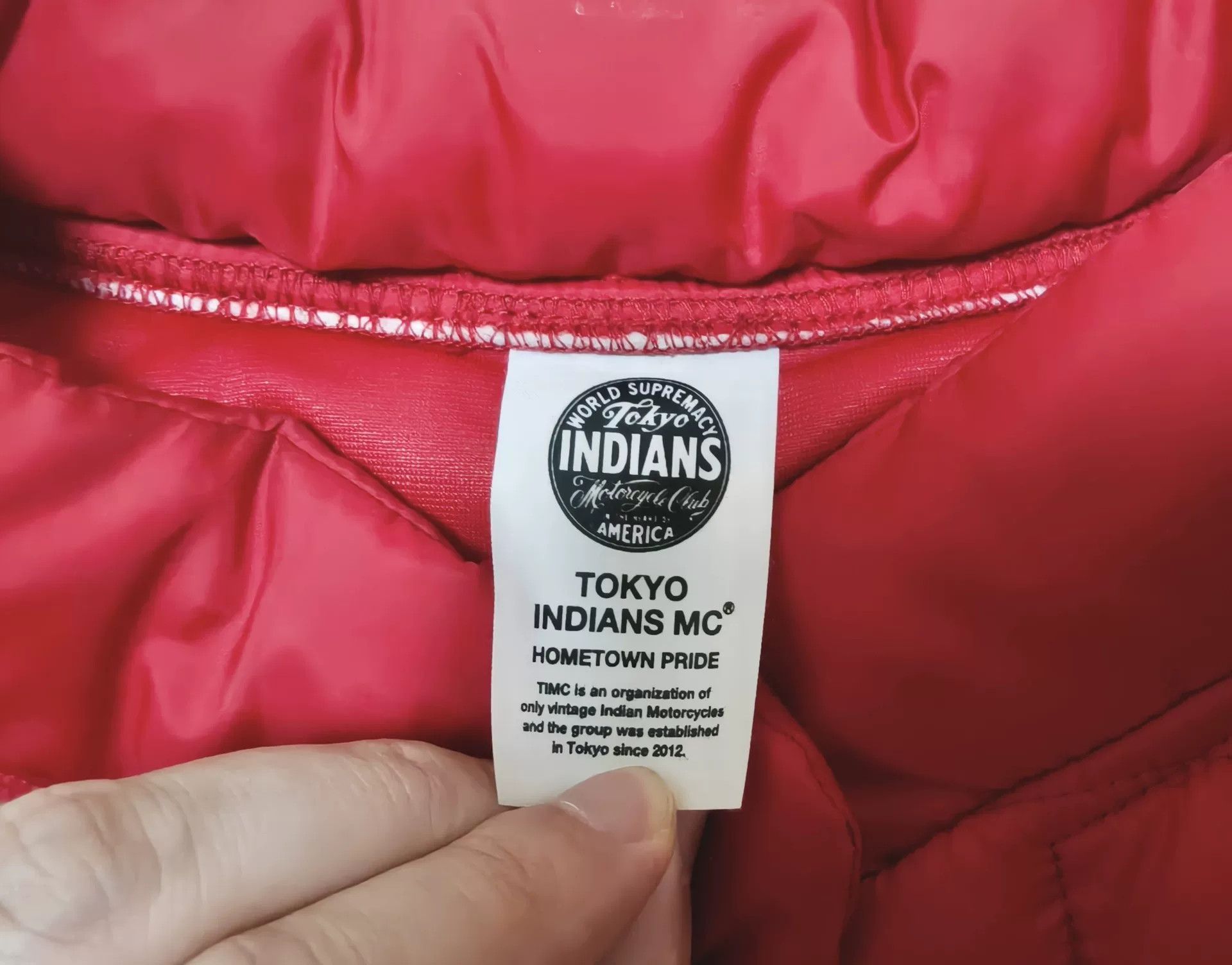 Neighborhood tokyo indians racing vest red embroidered logo Size US L / EU 52-54 / 3 - 4 Thumbnail