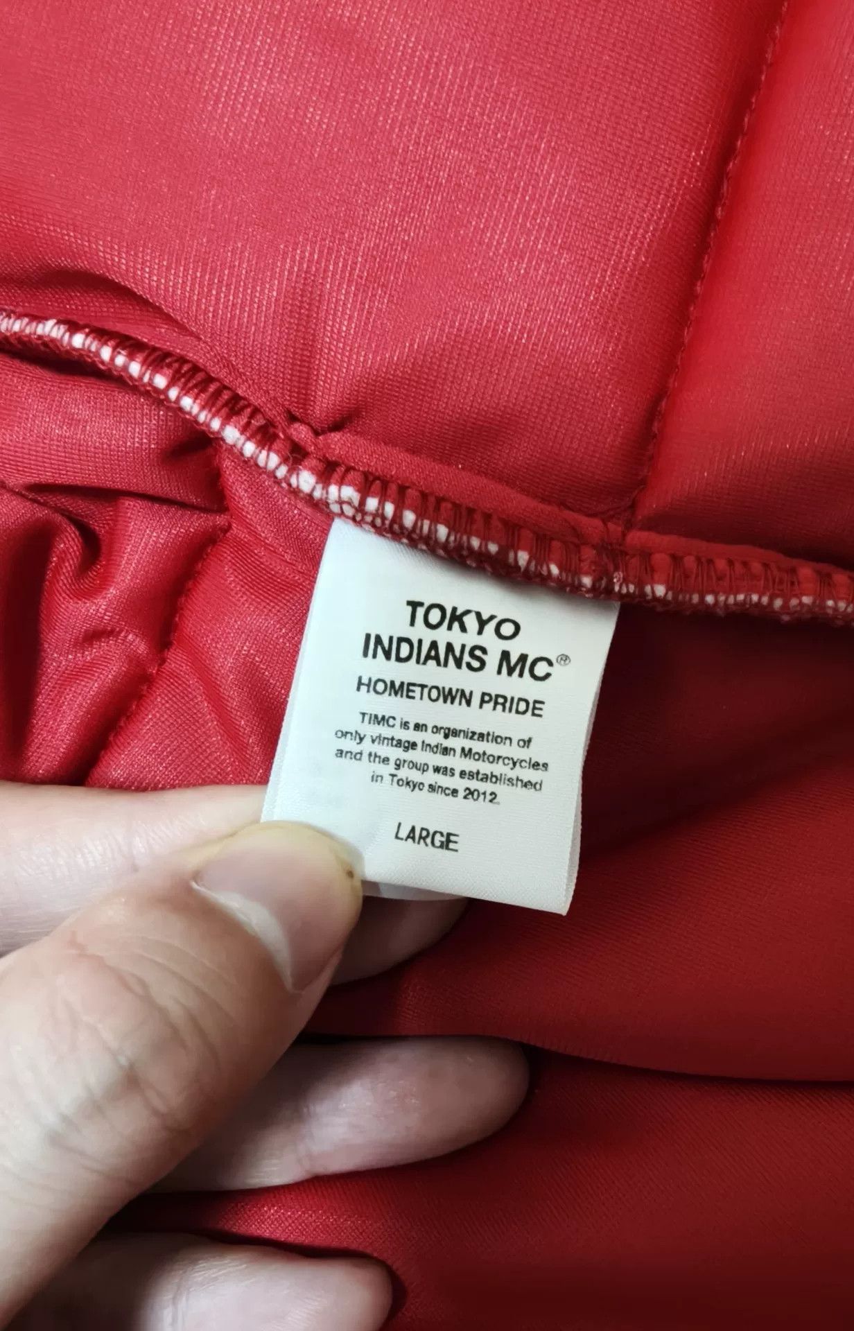 Neighborhood tokyo indians racing vest red embroidered logo Size US L / EU 52-54 / 3 - 5 Thumbnail