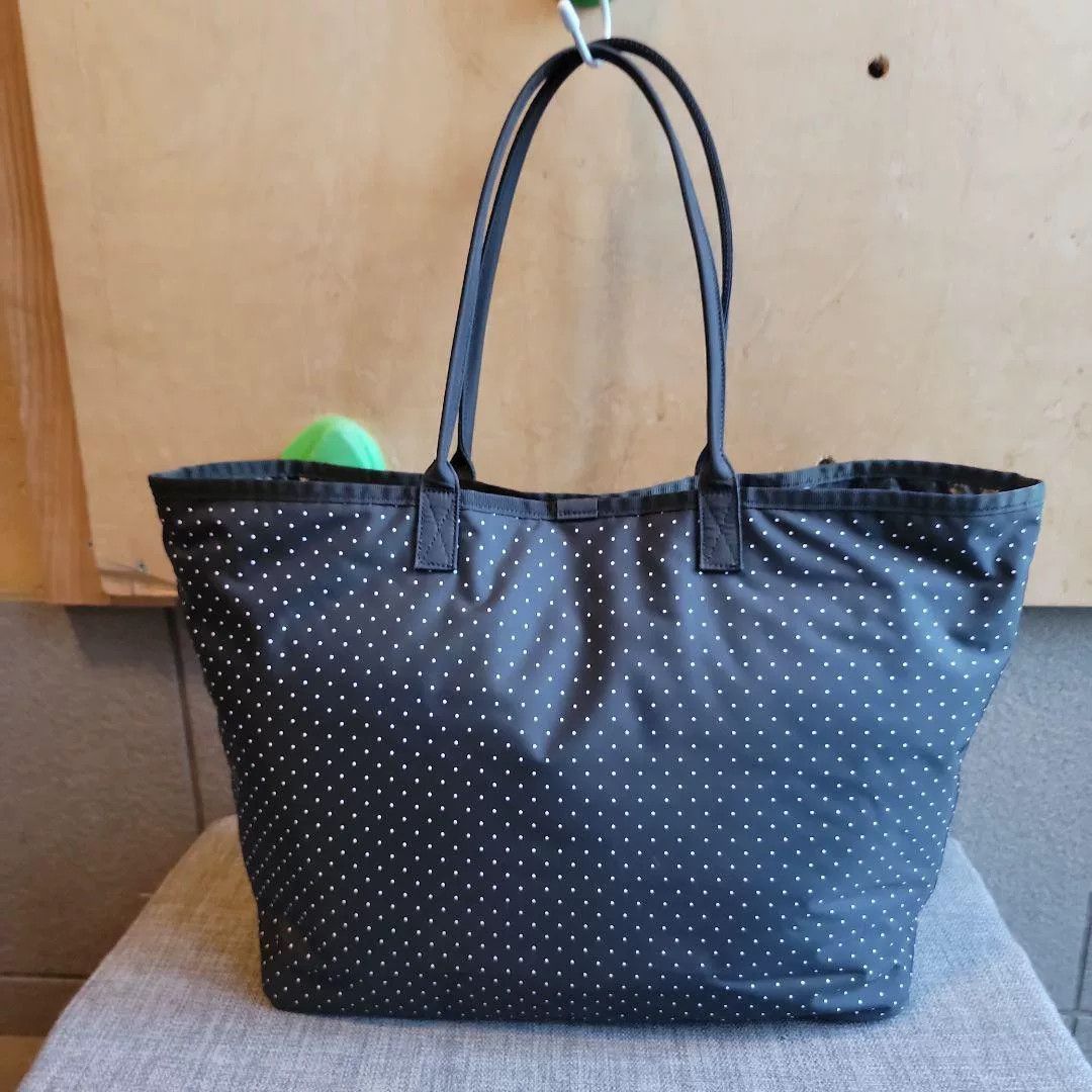 Head Porter HEAD PORTER Black Polka Dot Tote Bag Size ONE SIZE - 2 Thumbnail
