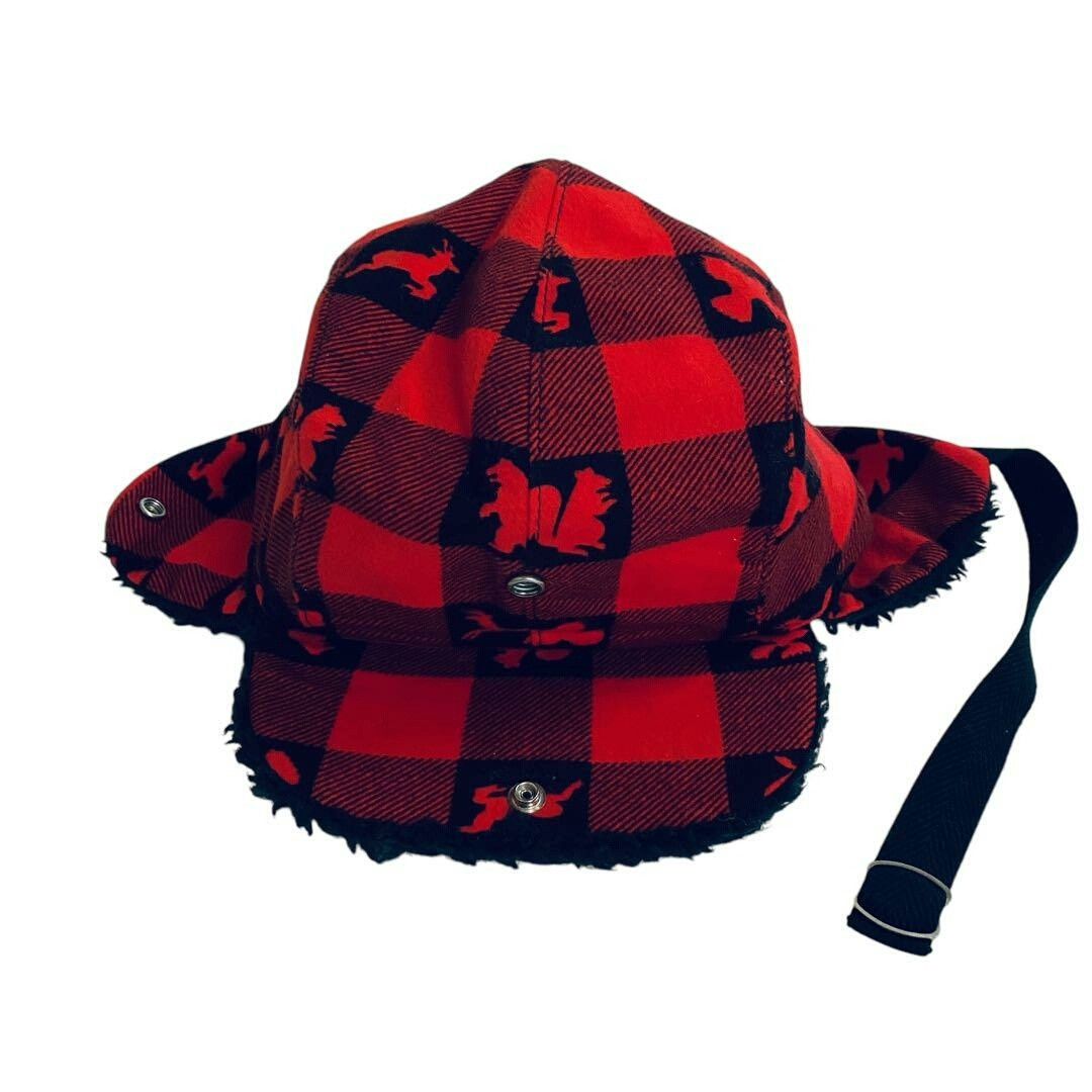 Tenderloin classic red checkered pilot hat Size ONE SIZE - 2 Thumbnail