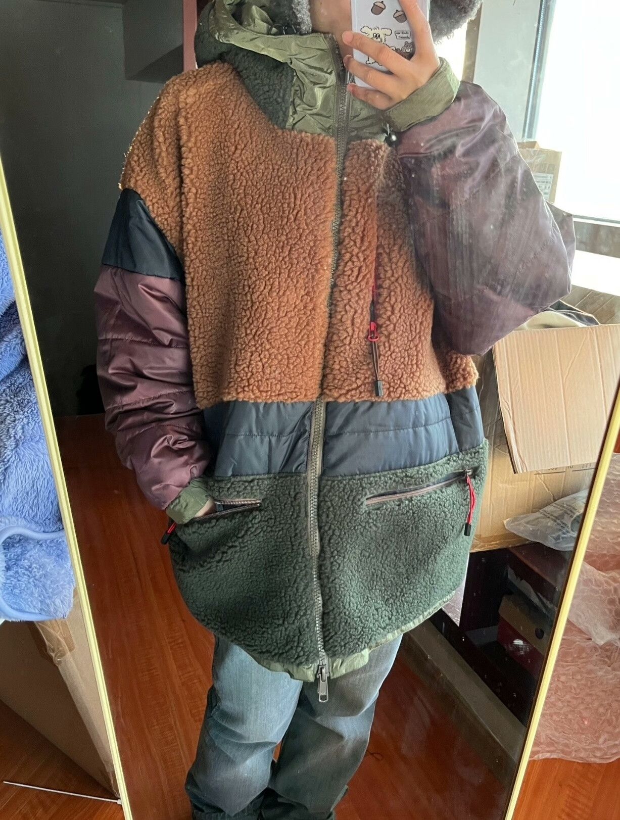 ROTOTO reversible fleece and nylon jacket Size US M / EU 48-50 / 2 - 7 Thumbnail