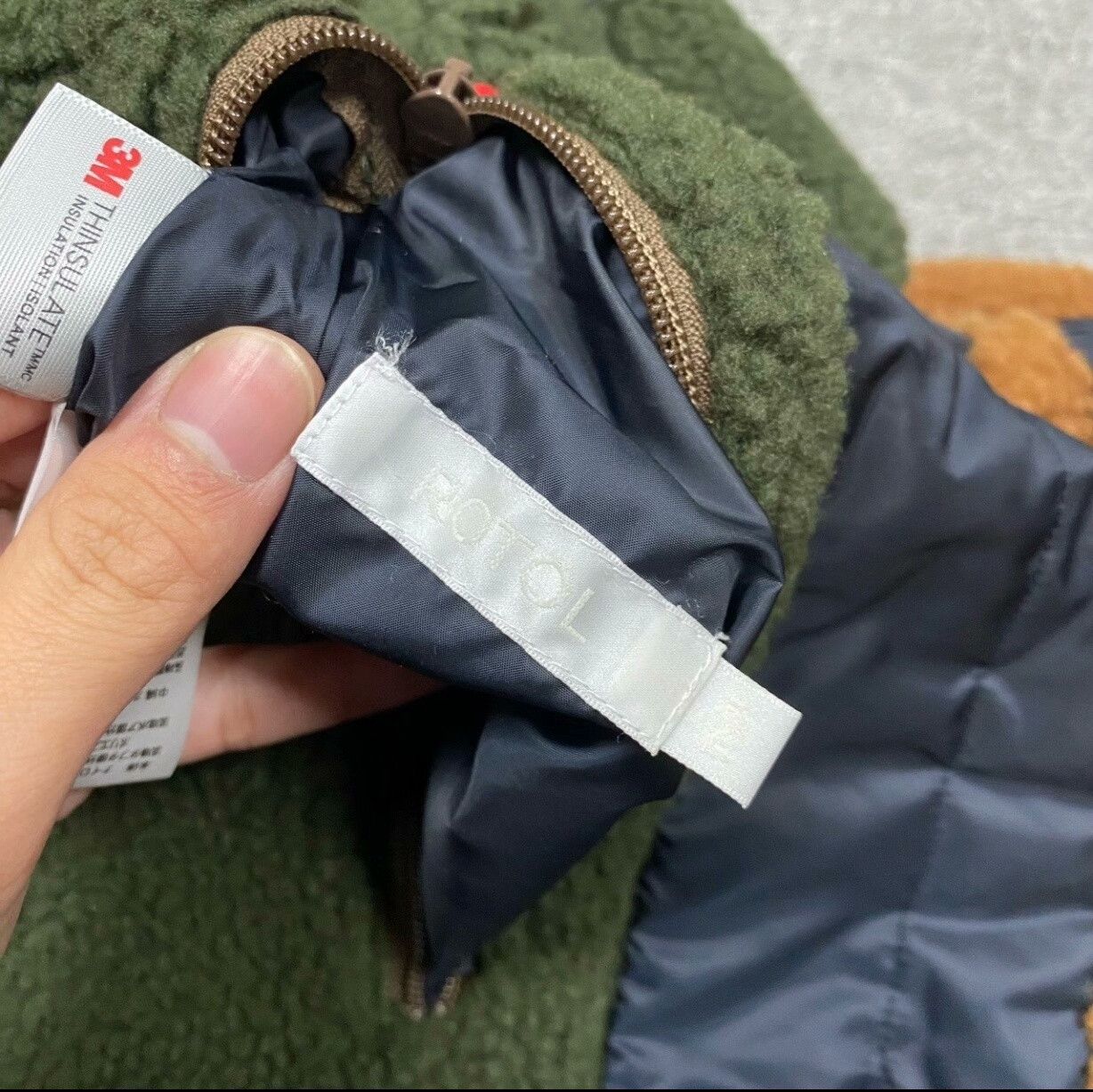 ROTOTO reversible fleece and nylon jacket Size US M / EU 48-50 / 2 - 5 Thumbnail