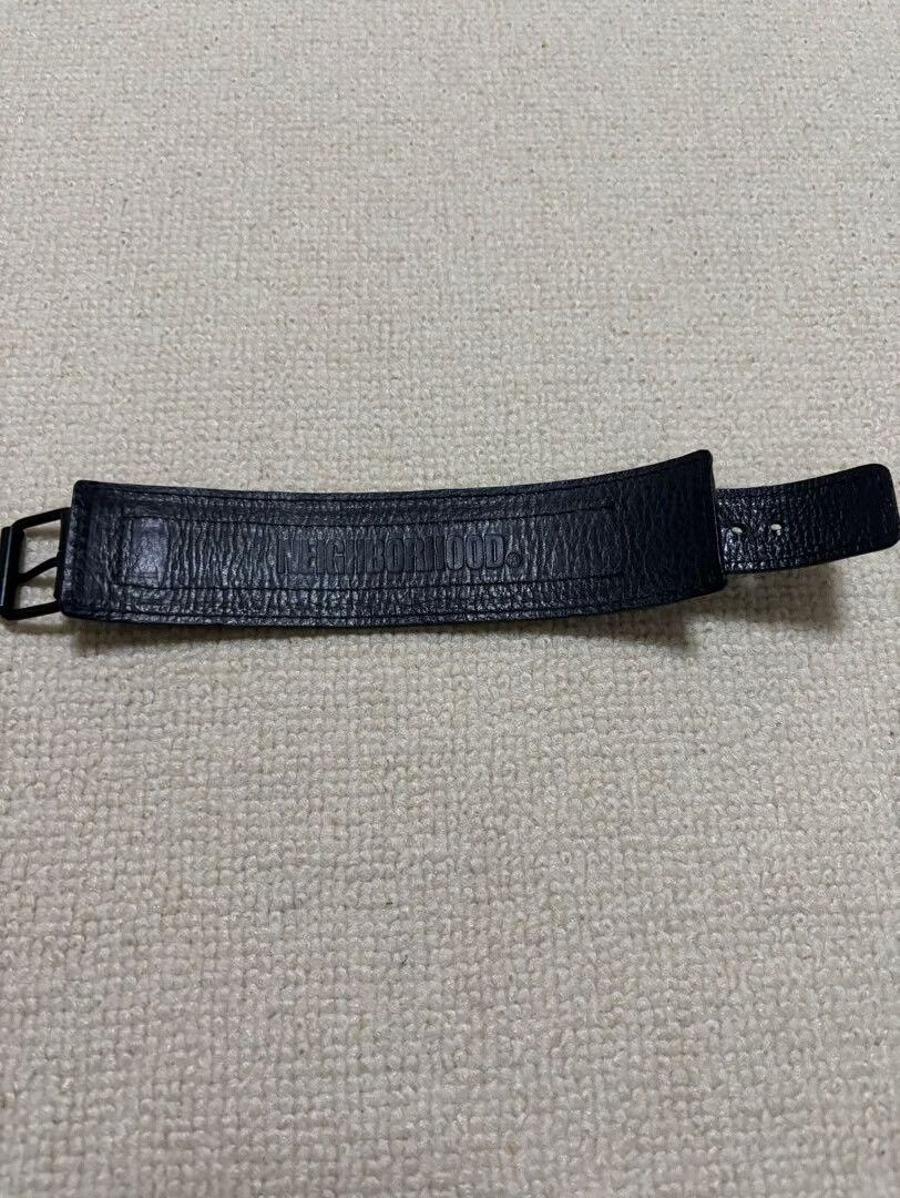Bape black leather adjustable wristband with logo Size ONE SIZE - 6 Thumbnail
