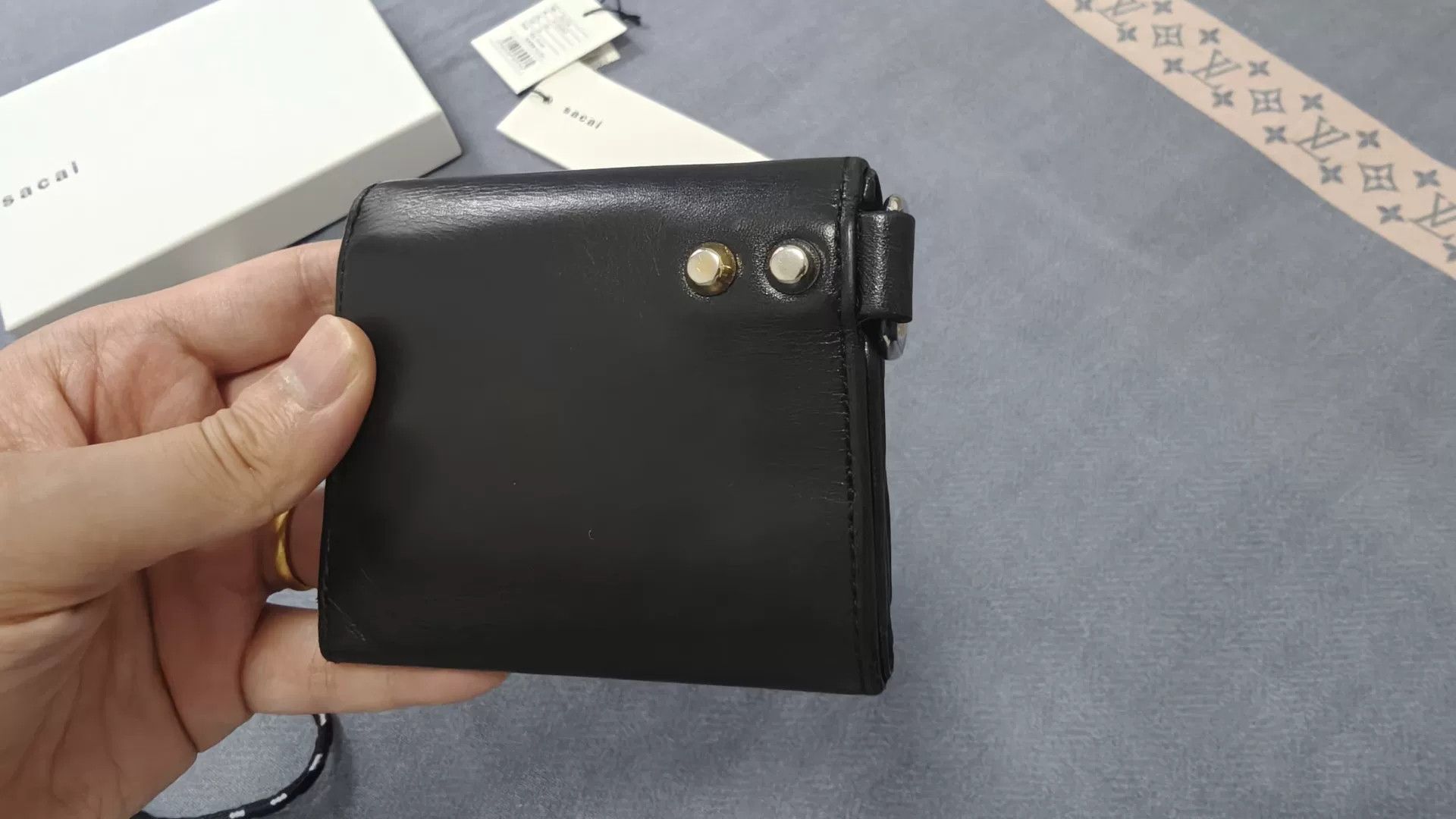 Sacai sacai x PORTER Leather Trifold Wallet Size ONE SIZE - 5 Thumbnail