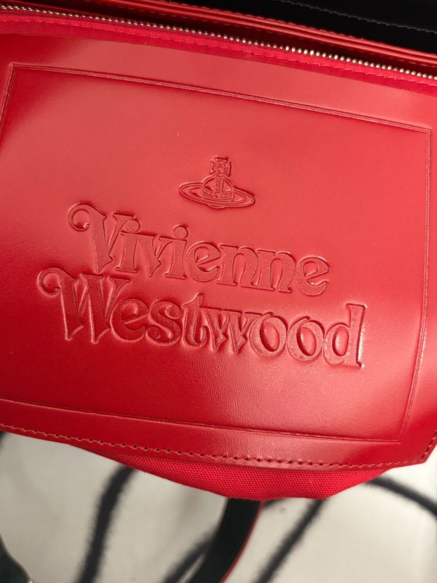 Vivienne Westwood Vivienne Westwood Black Red Handbag Size ONE SIZE - 5 Thumbnail