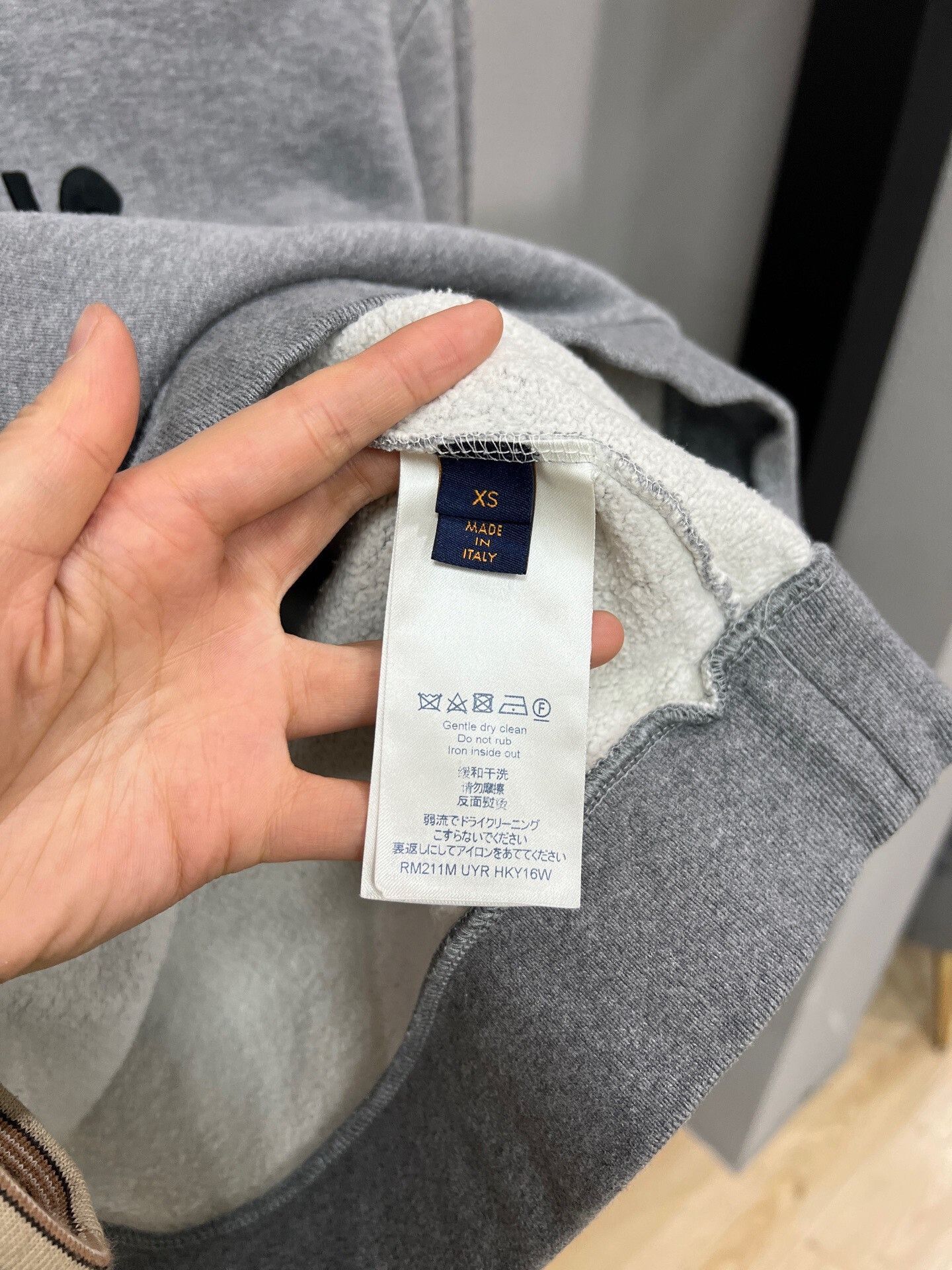 The Row gray logo sweatshirt with wave design Size XS / US 0-2 / IT 36-38 - 2 Thumbnail