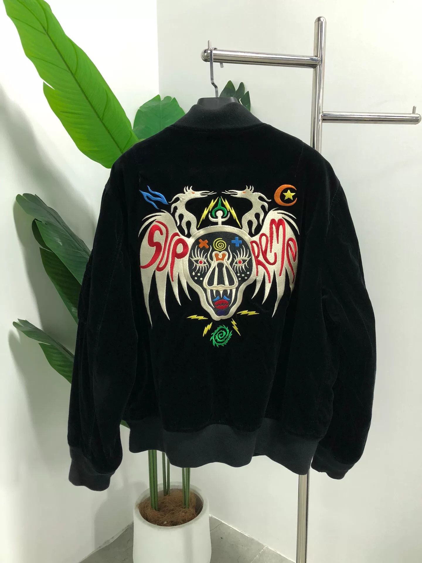 Supreme Supreme Skull Embroidered Long Sleeve Shirt Size US L / EU 52-54 / 3 - 2 Thumbnail