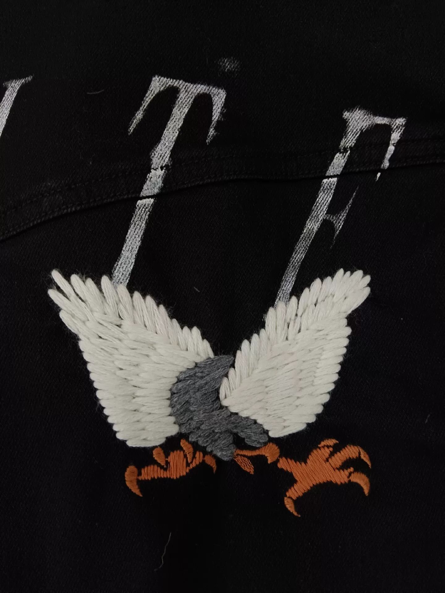 Off-White offwhite embroidered black shirt size small Size US S / EU 44-46 / 1 - 6 Thumbnail