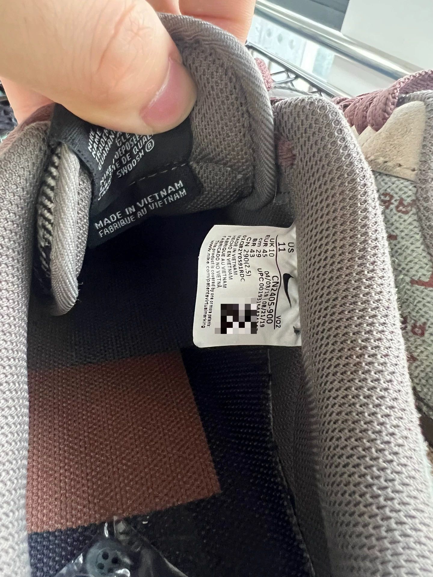 Travis Scott af1 x ts collaboration sneakers in size 45 Size US 11 / EU 44 - 2 Thumbnail