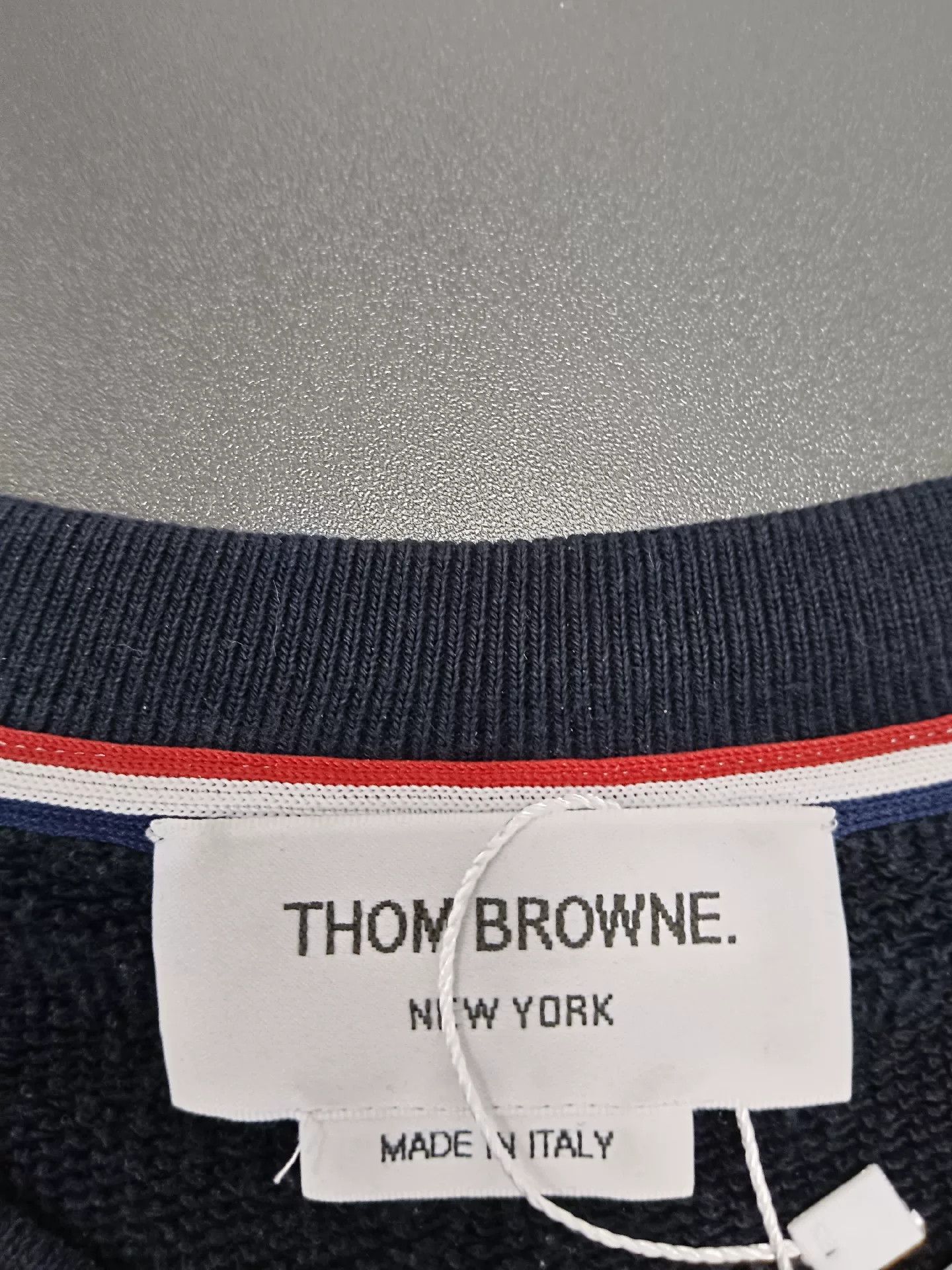 Thom Browne thombrowne classic striped embroidered sweatshirt Size US L / EU 52-54 / 3 - 3 Thumbnail