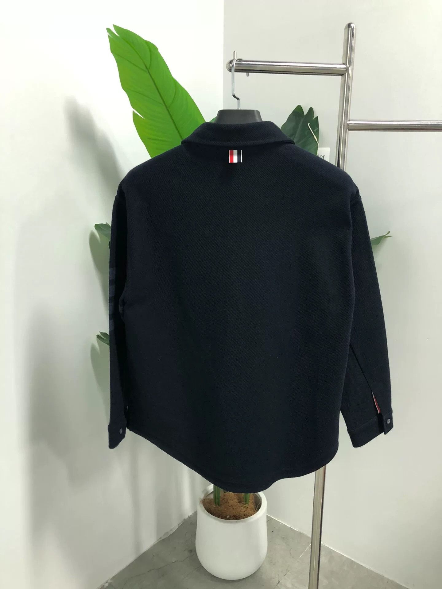 Thom Browne Thom Browne Blue Striped Long Sleeve Shirt Size M / US 6-8 / IT 42-44 - 2 Thumbnail