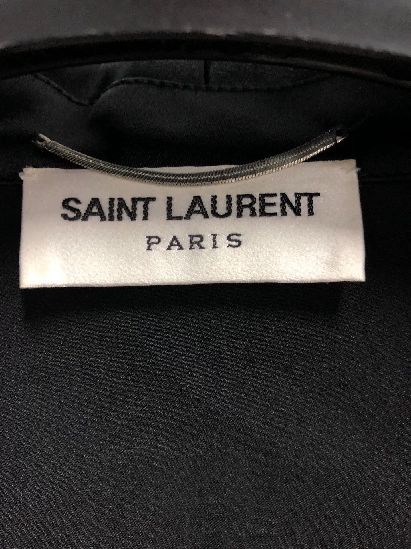 Yves Saint Laurent Saint Laurent Black Silk Robe Size 50 Size L / US 10 / IT 46 - 3 Thumbnail