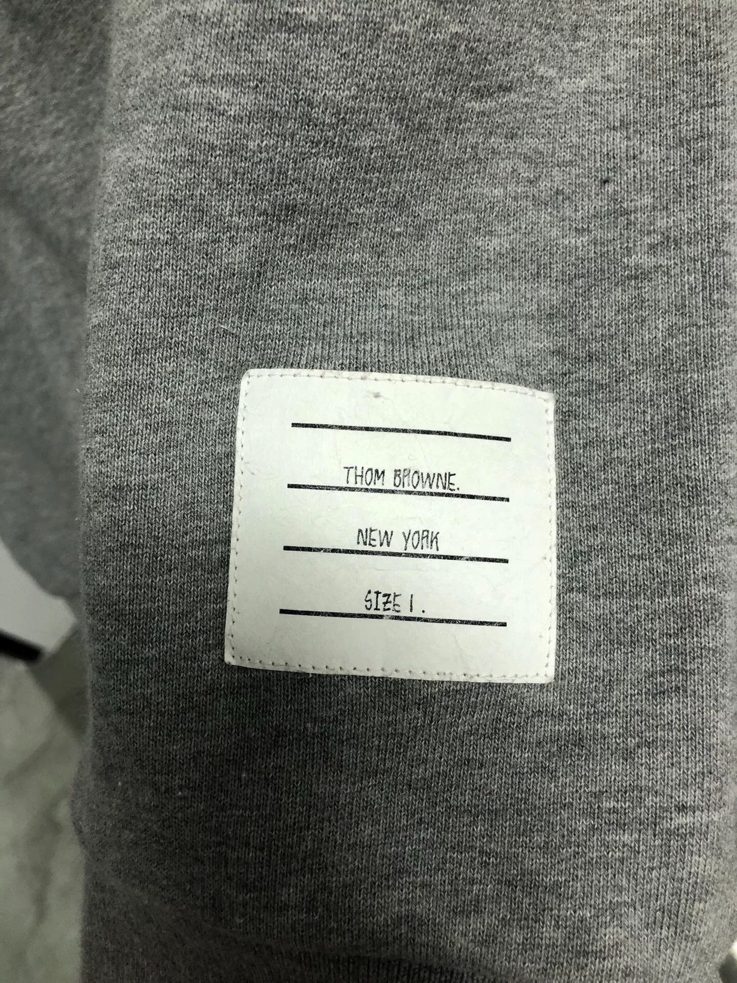 Thom Browne Thom Browne Gray Long Sleeve Pullover Sweatshirt Size US S / EU 44-46 / 1 - 4 Thumbnail