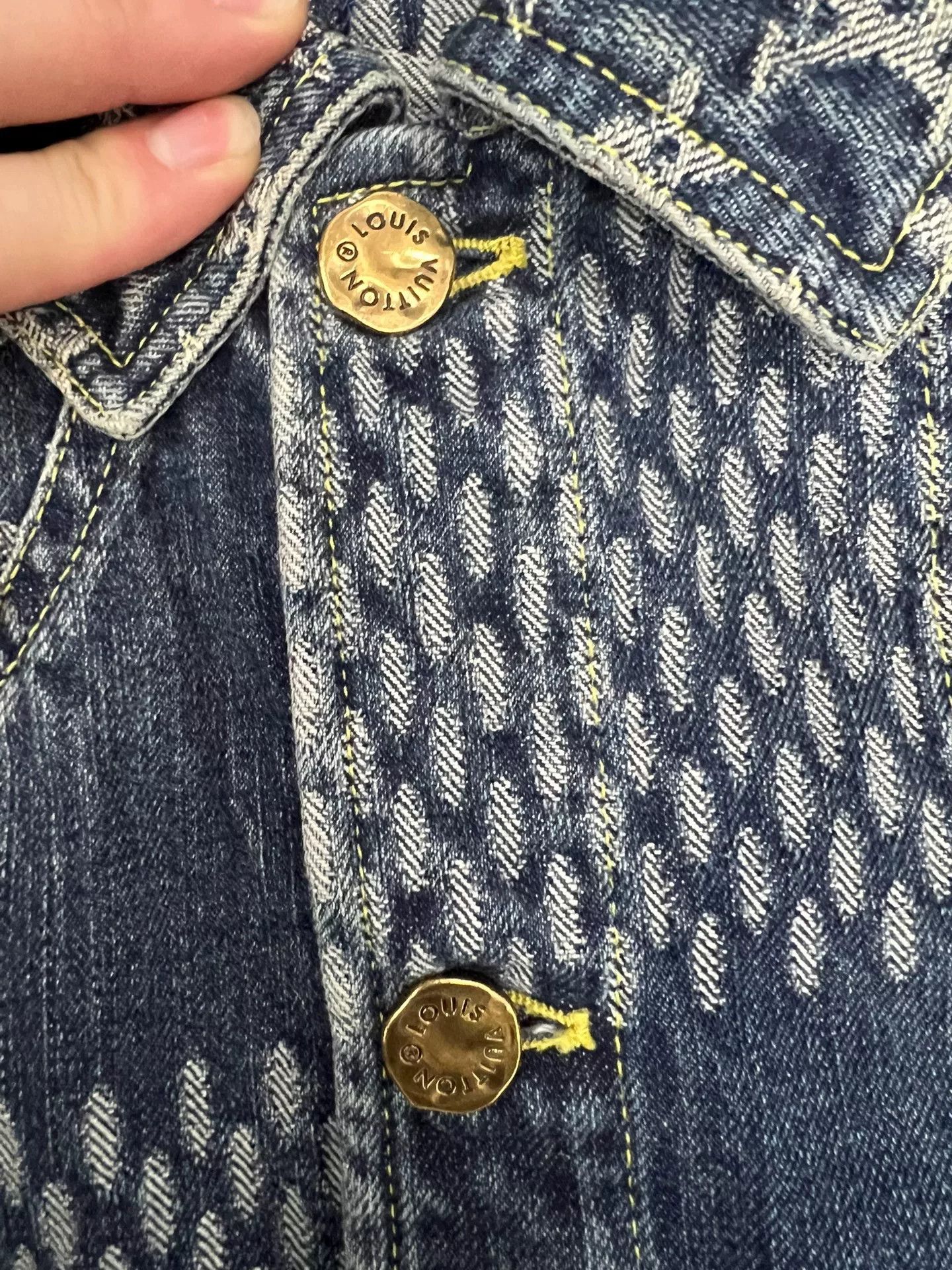 Nigo lv x nigo collaboration denim jacket in blue Size US L / EU 52-54 / 3 - 3 Thumbnail