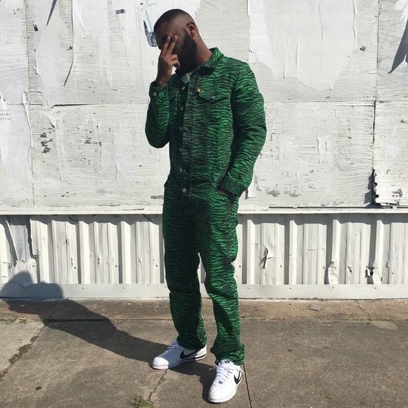 H&M × Kenzo KENZO x HM Paris Jungle Green Overalls | Grailed