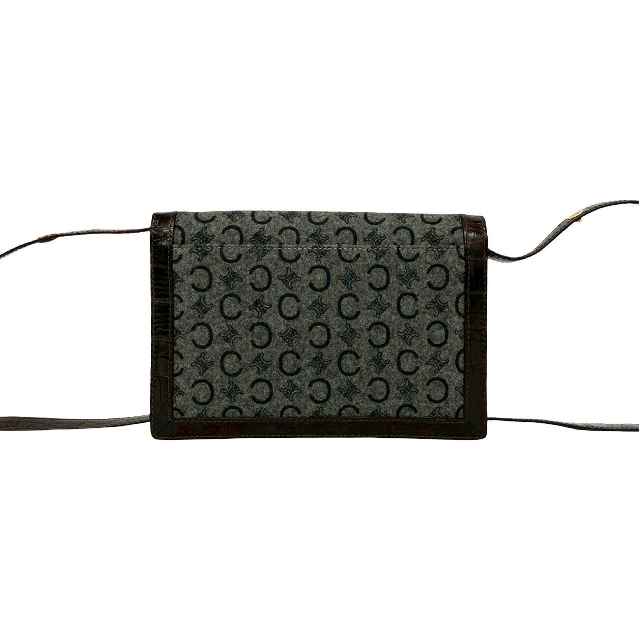 Celine Celine Celine C Macadam Wool Leather Shoulder Bag Leather Shoulder Bag DUTY FREE for USA Size ONE SIZE - 4 Thumbnail