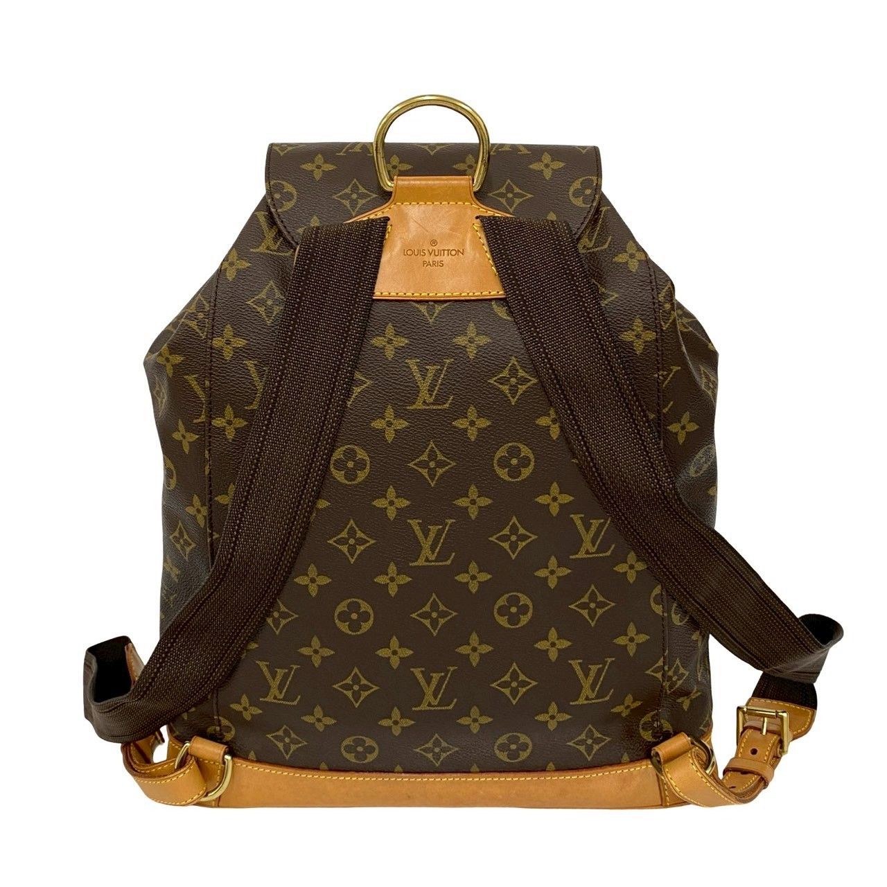 Louis Vuitton Louis Vuitton Louis Vuitton Montsouris Monogram Leather Backpack Canvas Backpack DUTY FREE for USA Size ONE SIZE - 4 Thumbnail