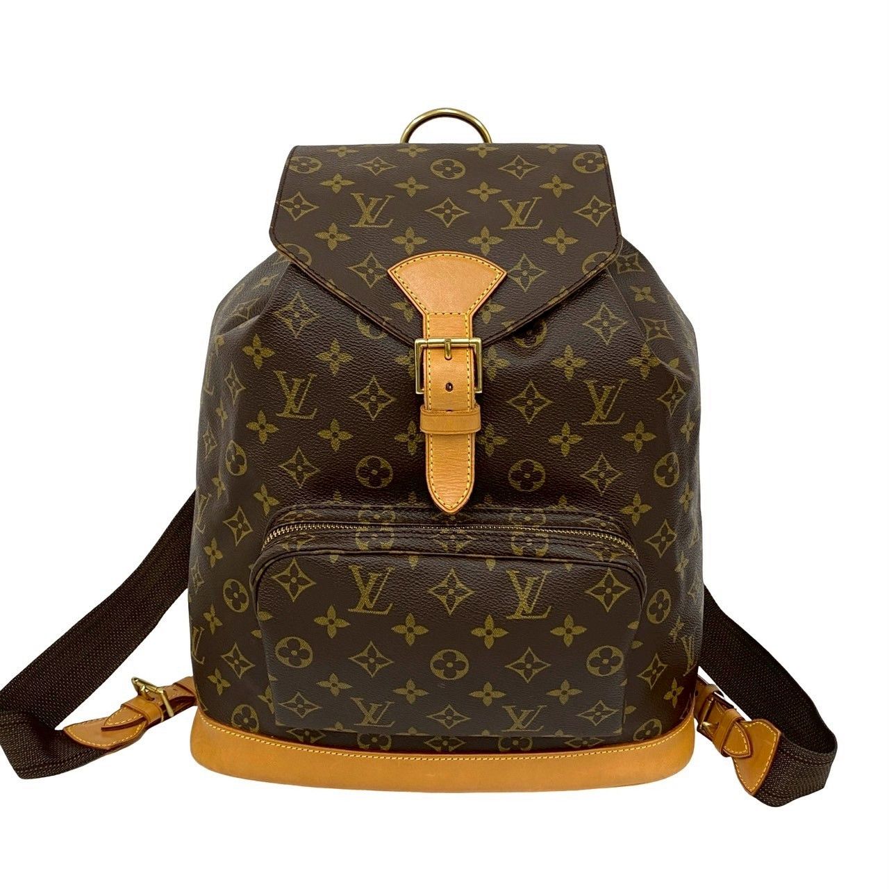 Louis Vuitton Louis Vuitton Louis Vuitton Montsouris Monogram Leather Backpack Canvas Backpack DUTY FREE for USA Size ONE SIZE - 2 Thumbnail