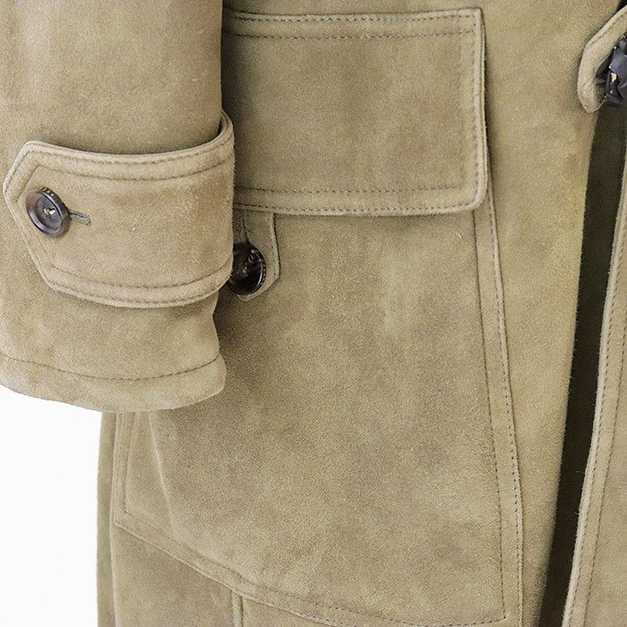 Gucci Gucci Gucci Shearling Sheepskin Coat Leather Outerwear DUTY FREE for USA Size ONE SIZE - 3 Thumbnail