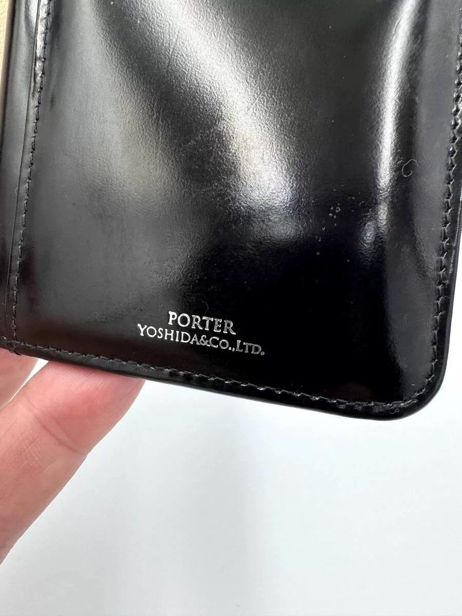 Porter luxurious porter leather wallet in classic black Size ONE SIZE - 5 Thumbnail