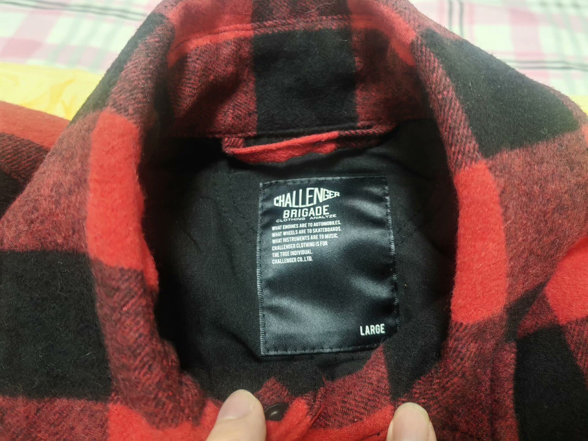 CHALLENGER challenger buffalo plaid flannel shirt Size US L / EU 52-54 / 3 - 6 Thumbnail