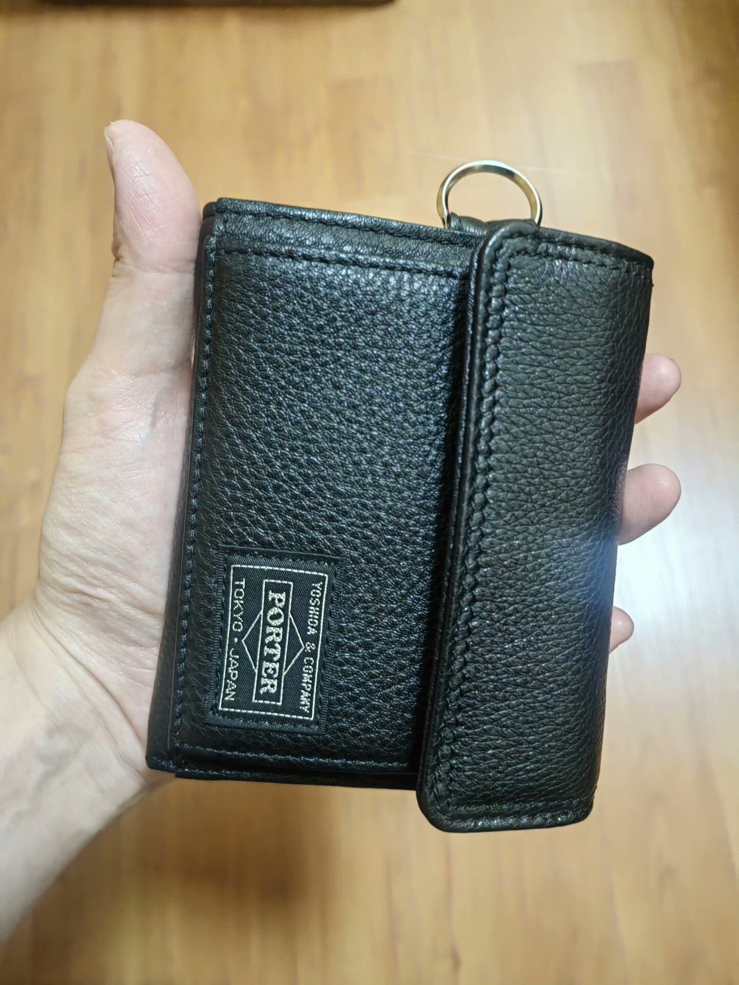 Porter porter calm leather trifold wallet with box Size ONE SIZE - 7 Thumbnail