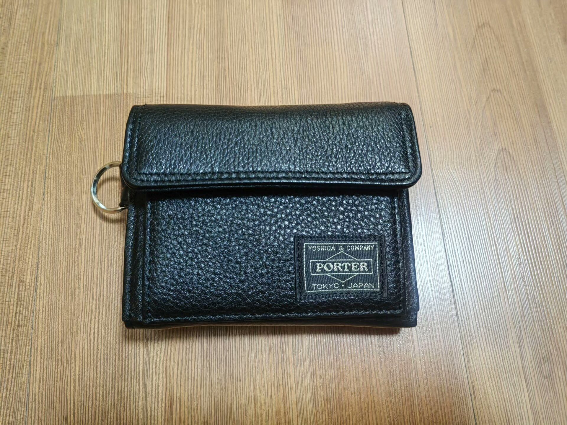 Porter porter calm leather trifold wallet with box Size ONE SIZE - 2 Thumbnail