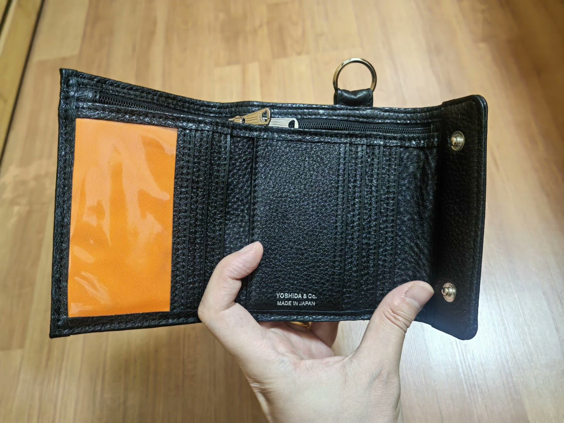 Porter porter calm leather trifold wallet with box Size ONE SIZE - 4 Thumbnail