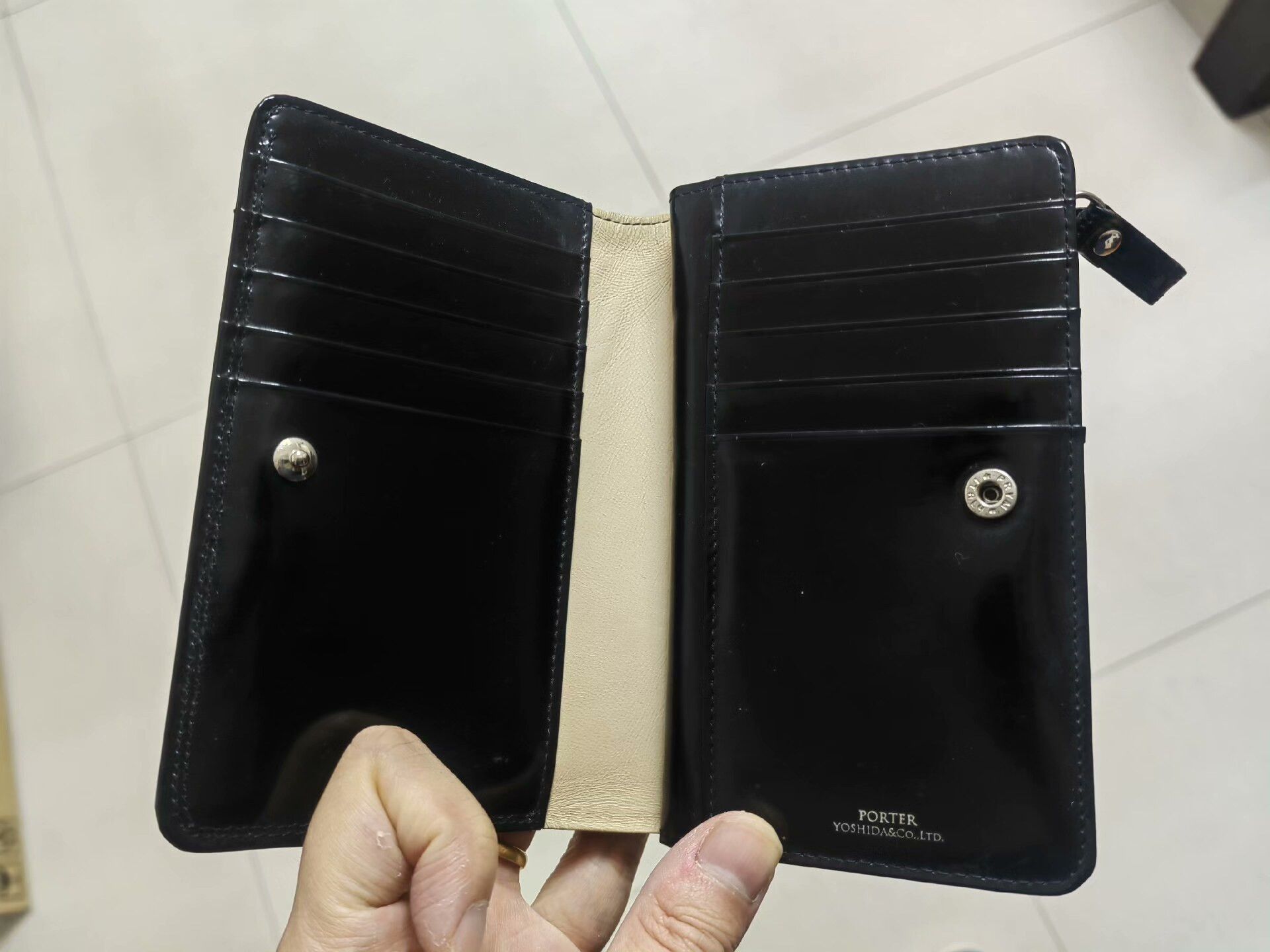 Porter porter counter series leather wallet Size ONE SIZE - 2 Thumbnail