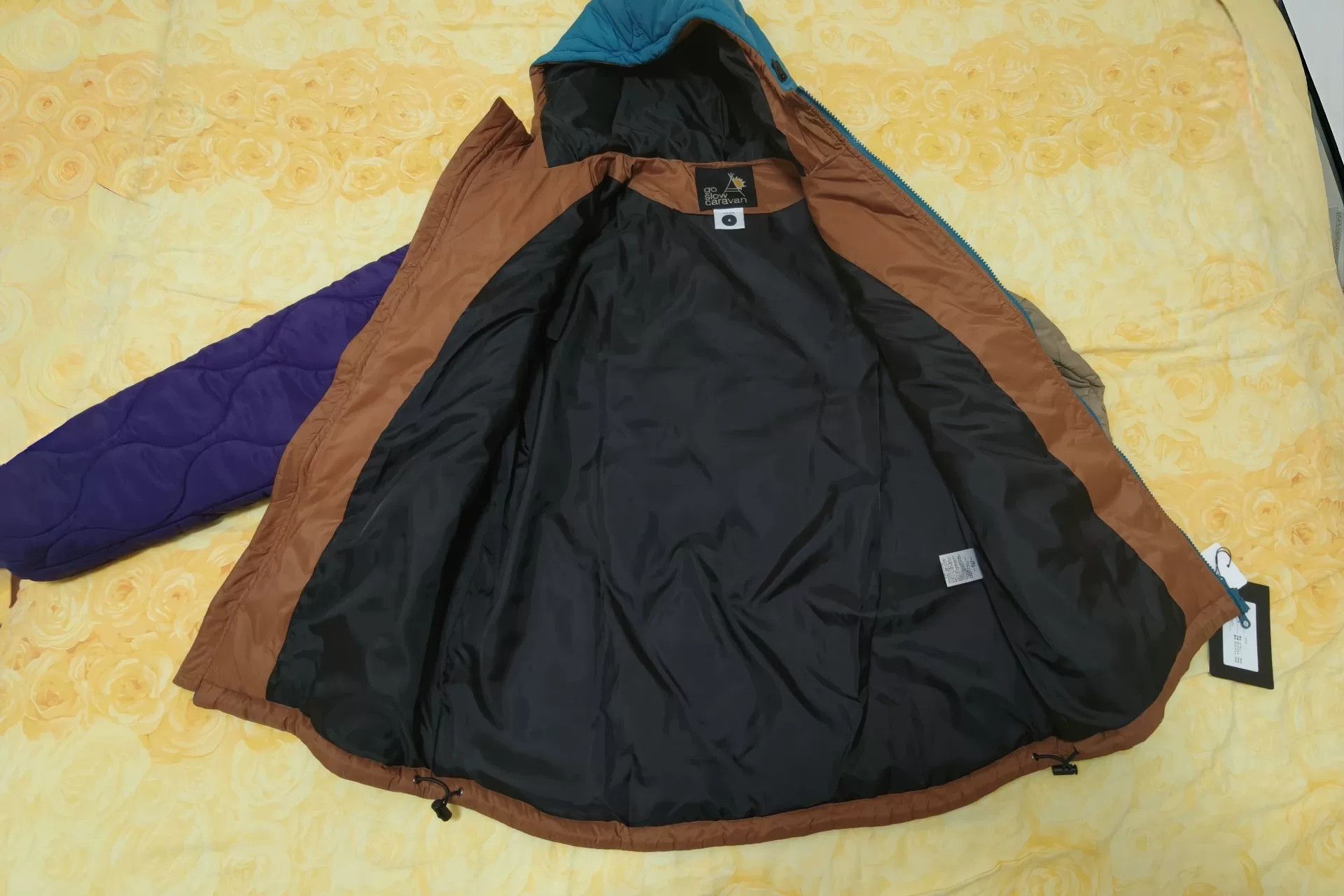 go slow caravan go slow caravan colorblock quilted jacket Size US L / EU 52-54 / 3 - 3 Thumbnail
