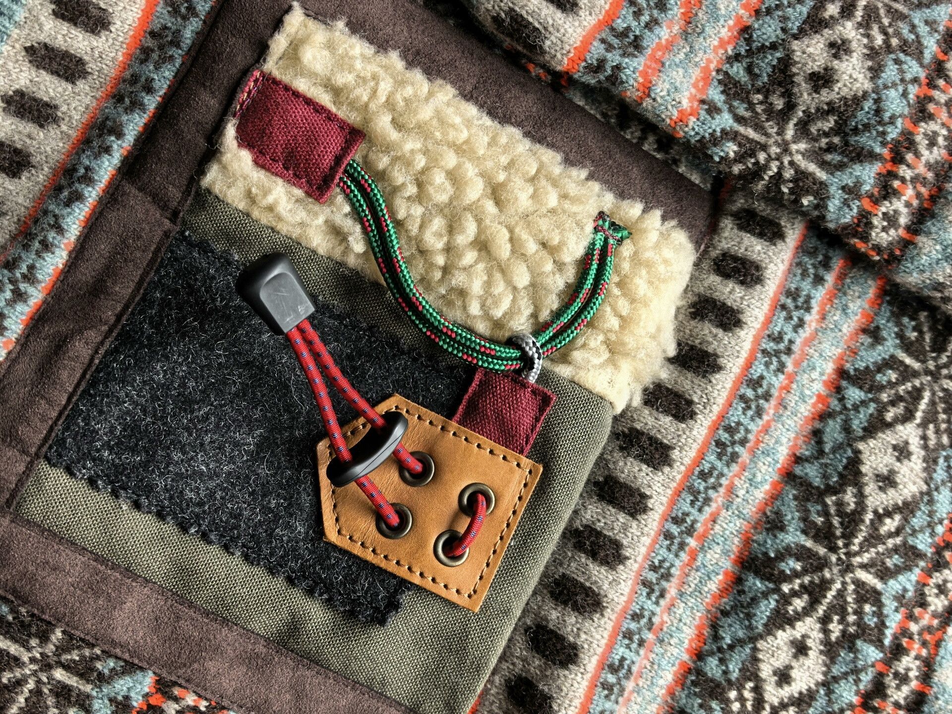 Kolor colorful wool ethnic-style functional sweater Size US M / EU 48-50 / 2 - 5 Thumbnail